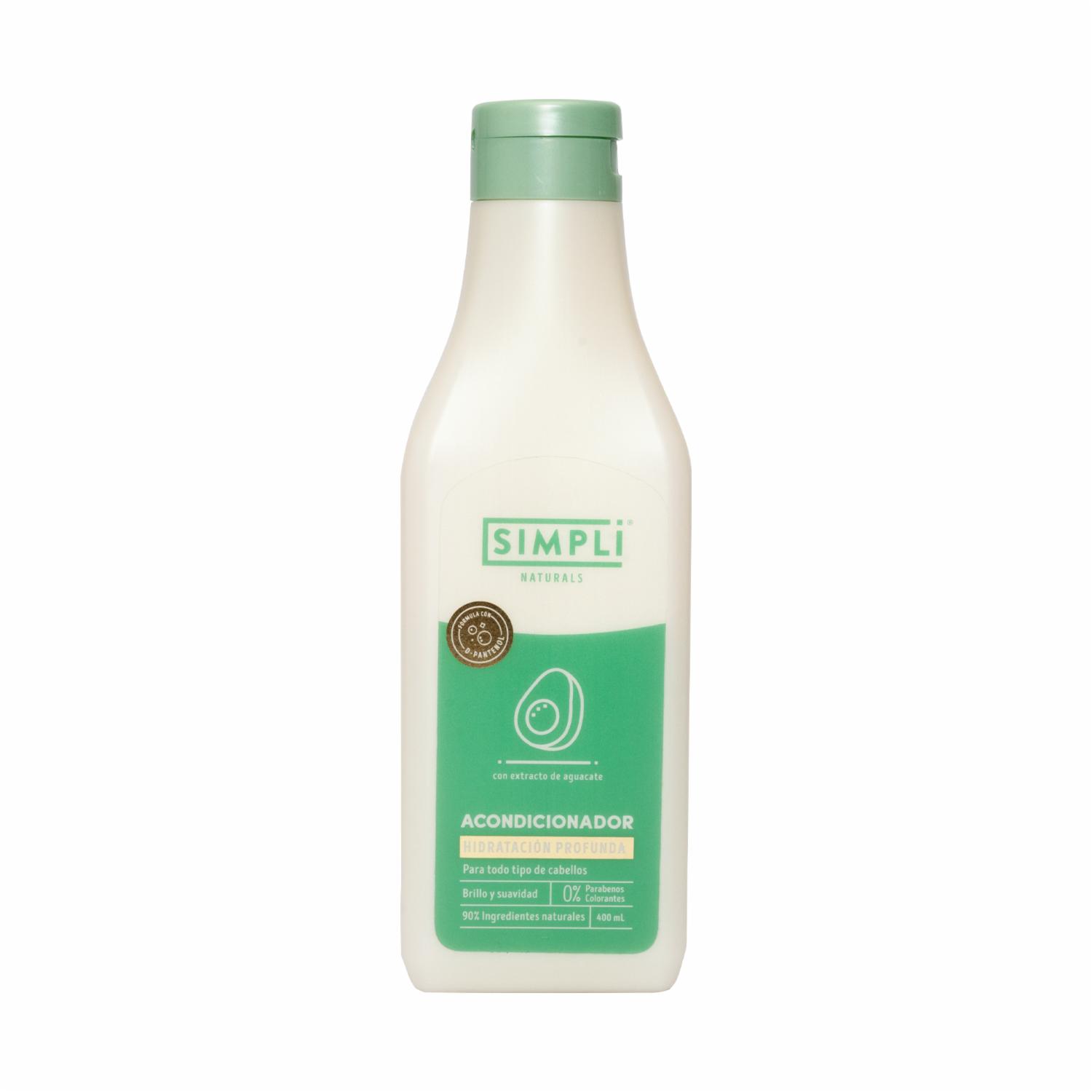 Acondicionador De Cabello Con Estracto Aguacate SIMPLI 400 Ml