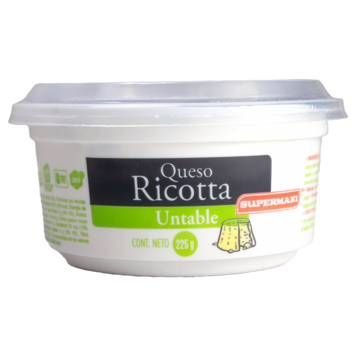Queso Ricota Untable SUPERMAXI 225 G