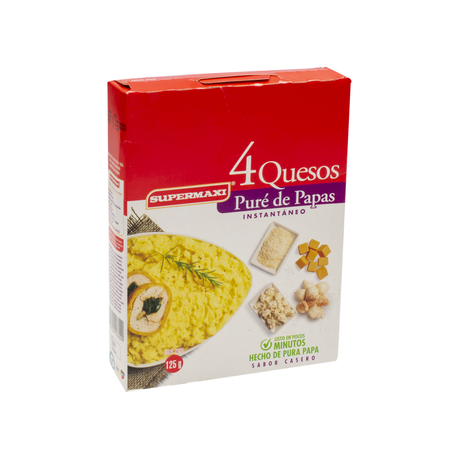 Puré De Papa 4 Quesos SUPERMAXI 125 G