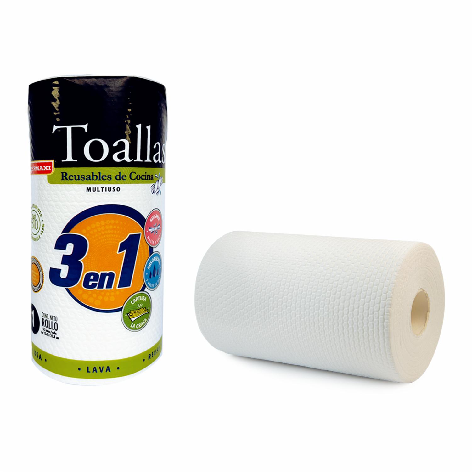 Toalla De Cocina Reusables SUPERMAXI Rollo