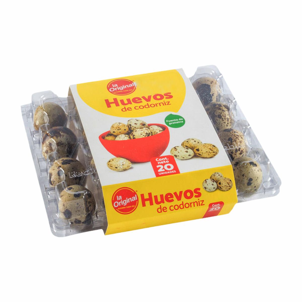 Huevos De Codorniz LA ORIGINAL X 20 Uds