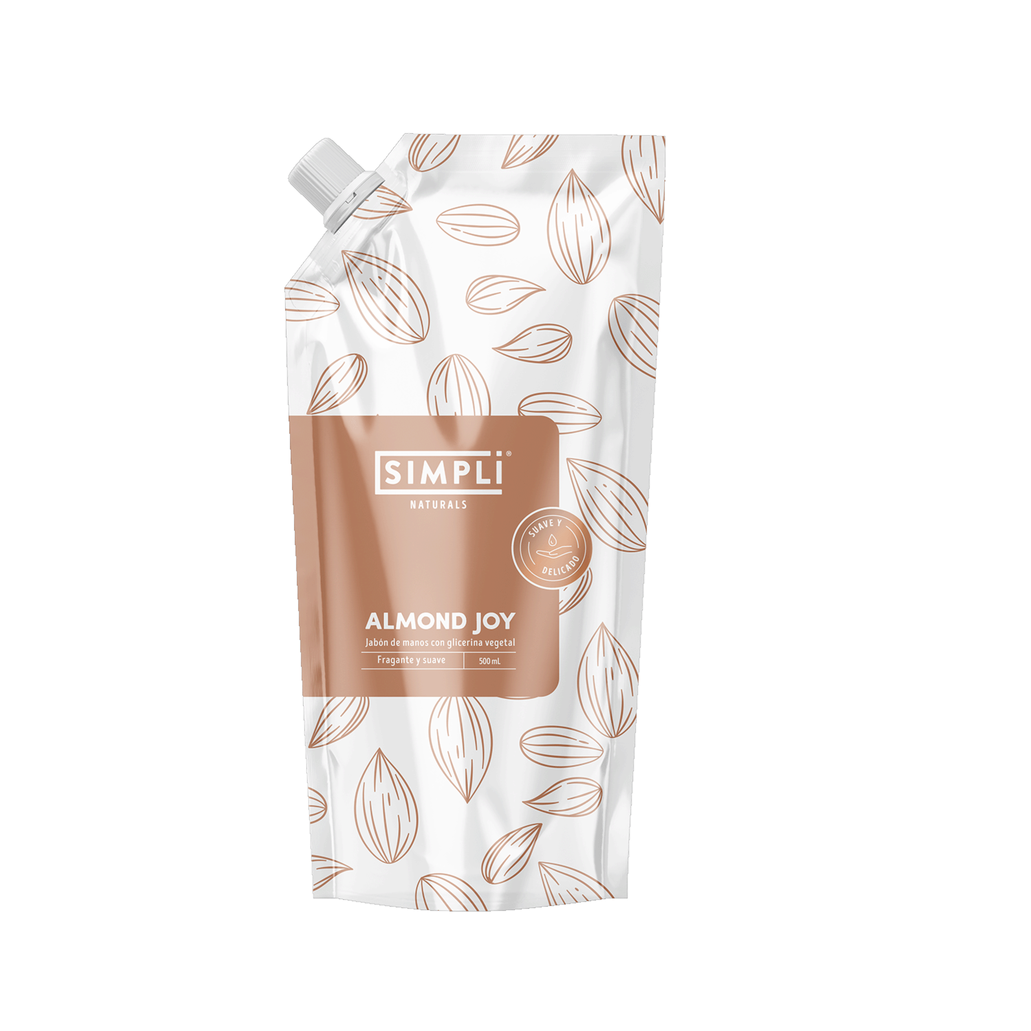 Jabón Líquido Almond Joy SIMPLI 500 Ml