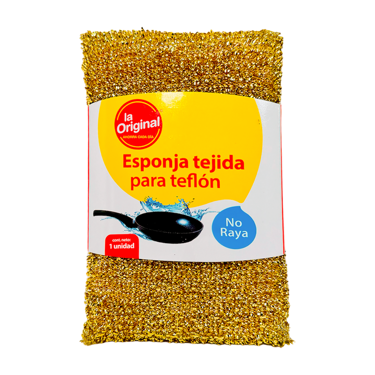 Esponja Tejida Para Teflón No Raya LA ORIGINAL Unidad