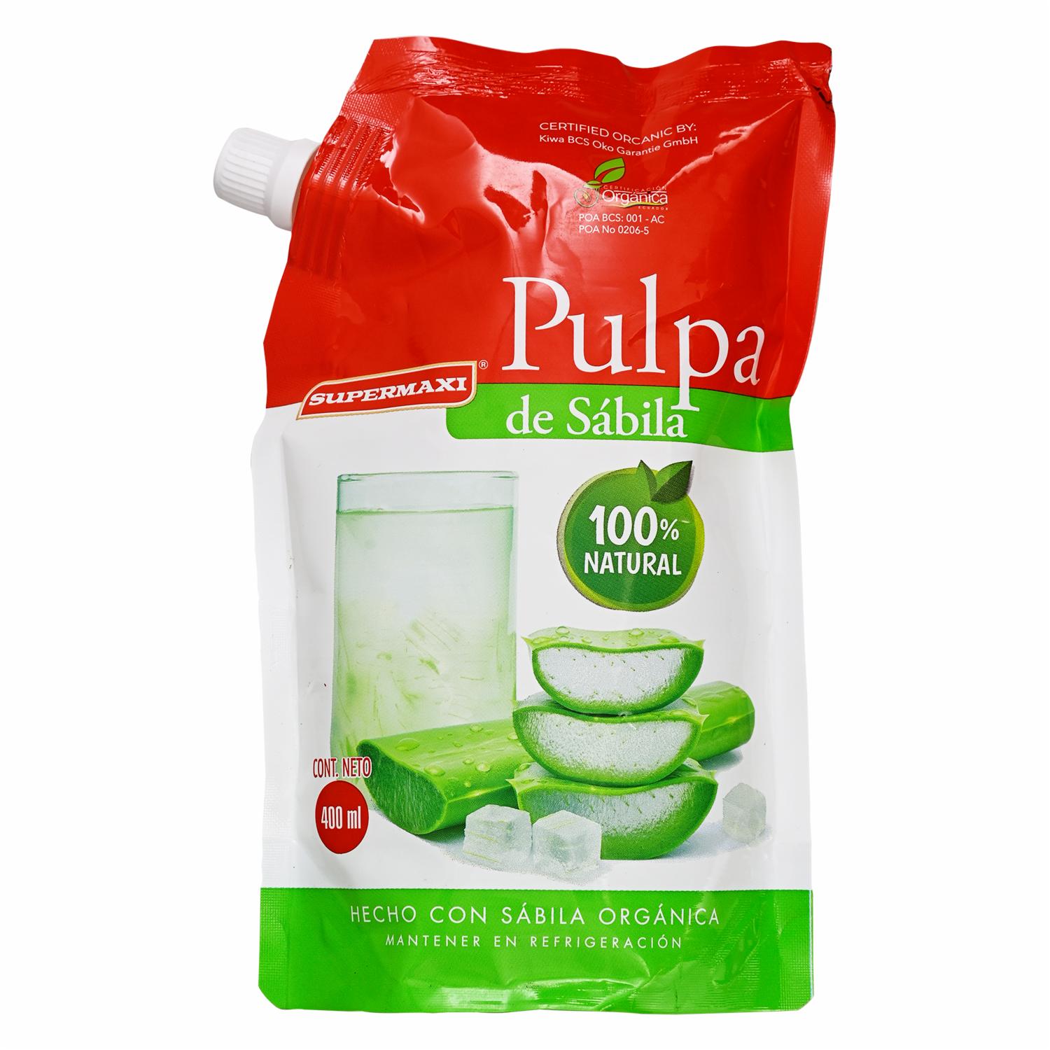 Pulpa De Sábila Doy Pack. SUPERMAXI 400 ML