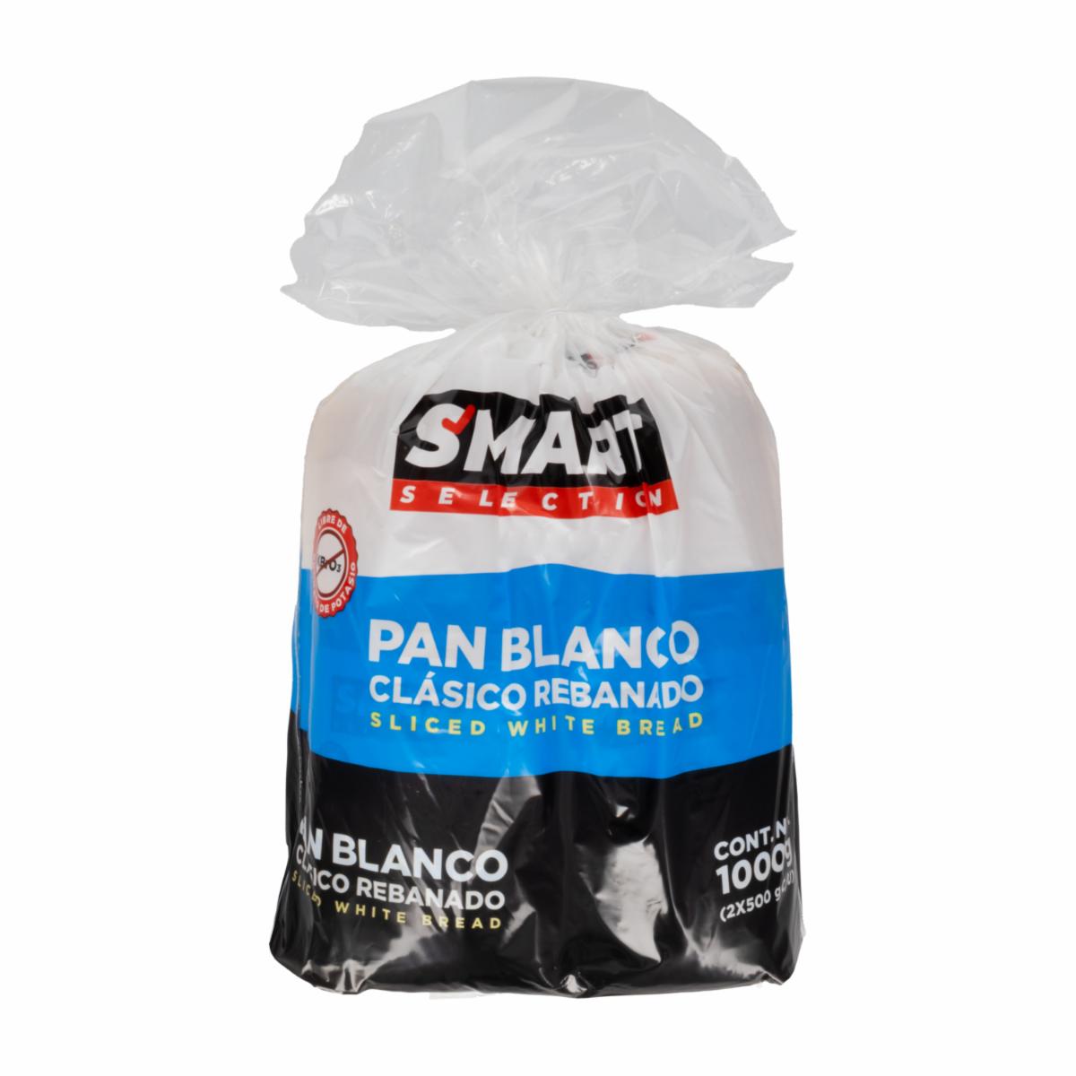 Pan Blanco Clásico Rebanado SMART SELECTION 2 X 500 G