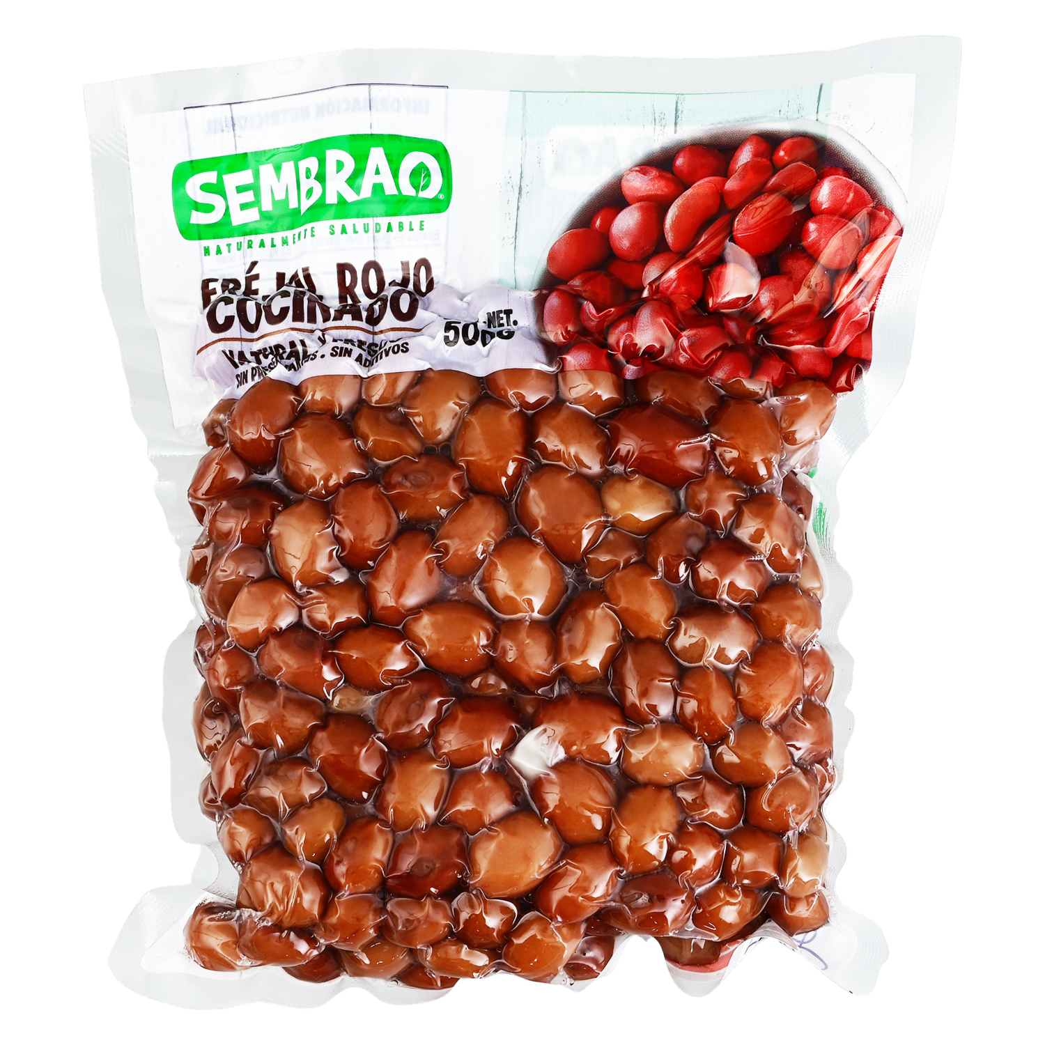 Frejol Rojo Cocinado SEMBRAO 500 G