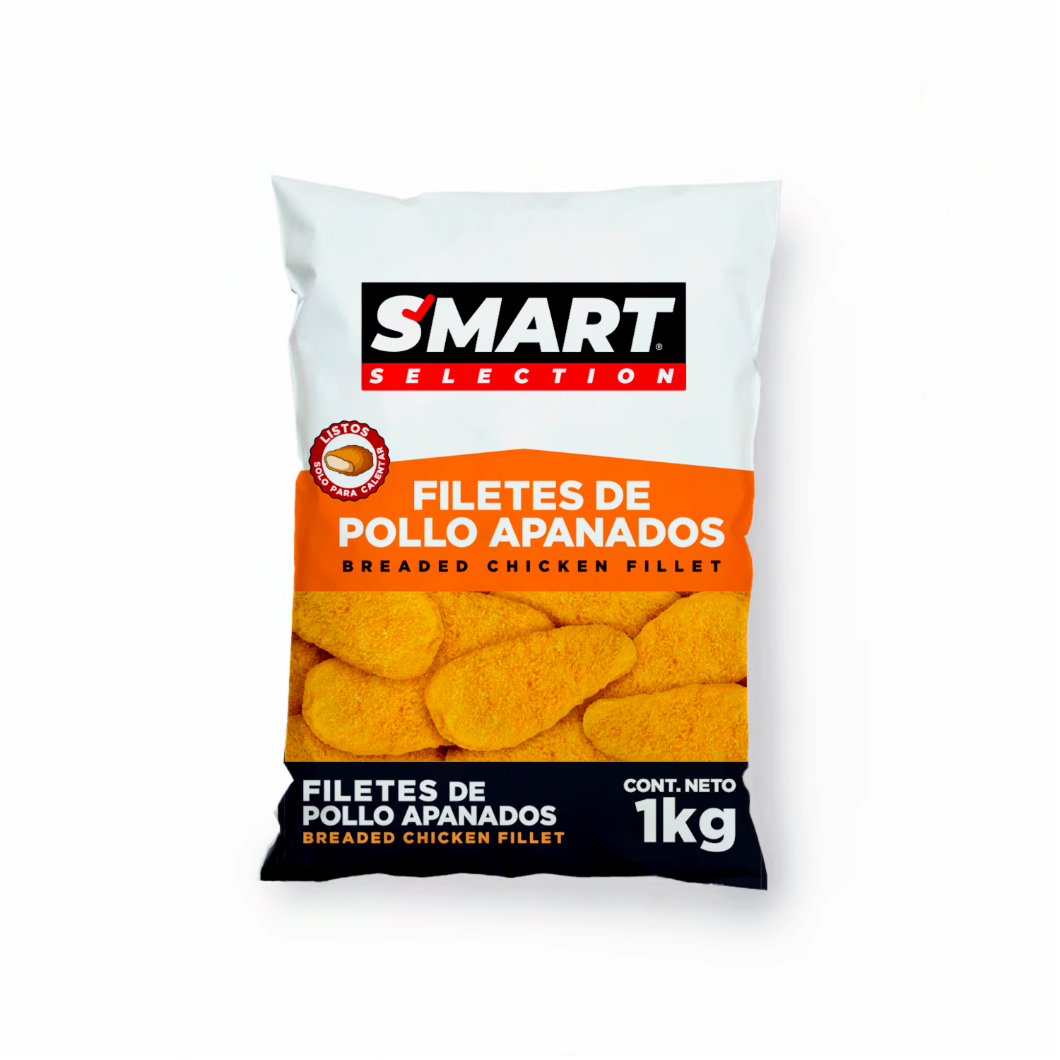 Filetes De Pollo Apanados SMART SELECTION 1 Kg