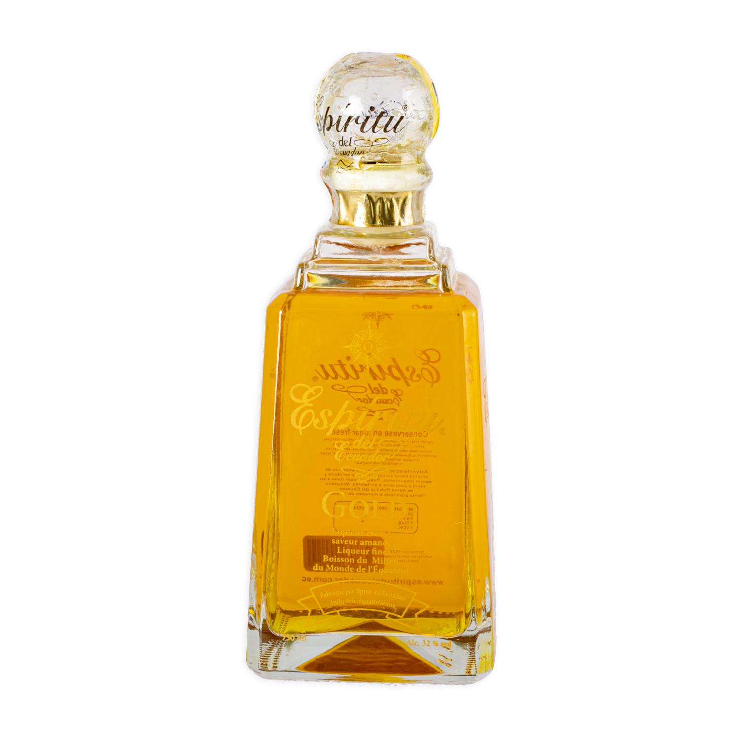 Licor Gold EspÍritu Del Ecuador 750 Ml
