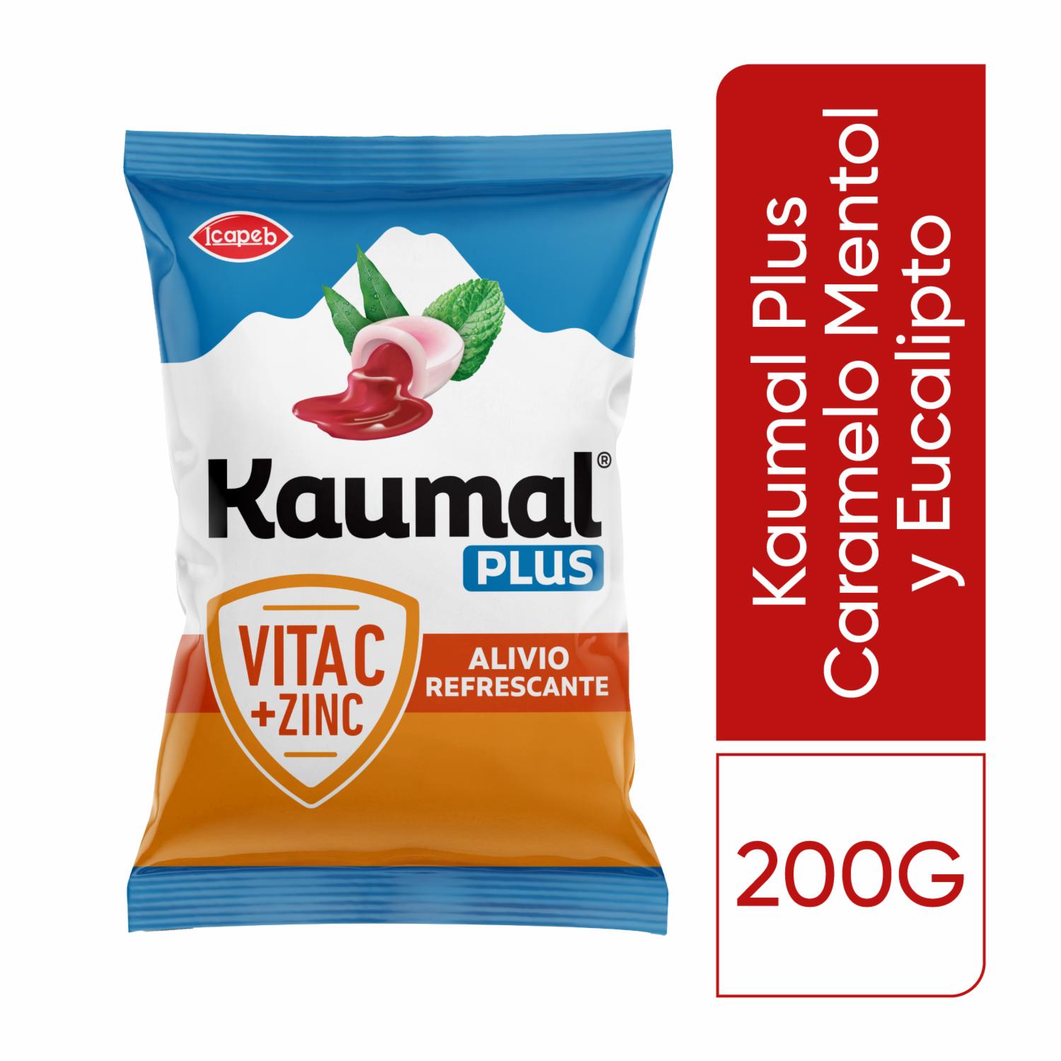 Caramelo Mentol Plus Y Eucalipto KAUMAL 200 G