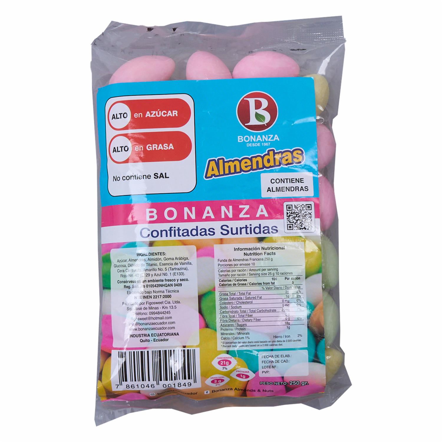 Almendras Francesas BONANZA 250 G