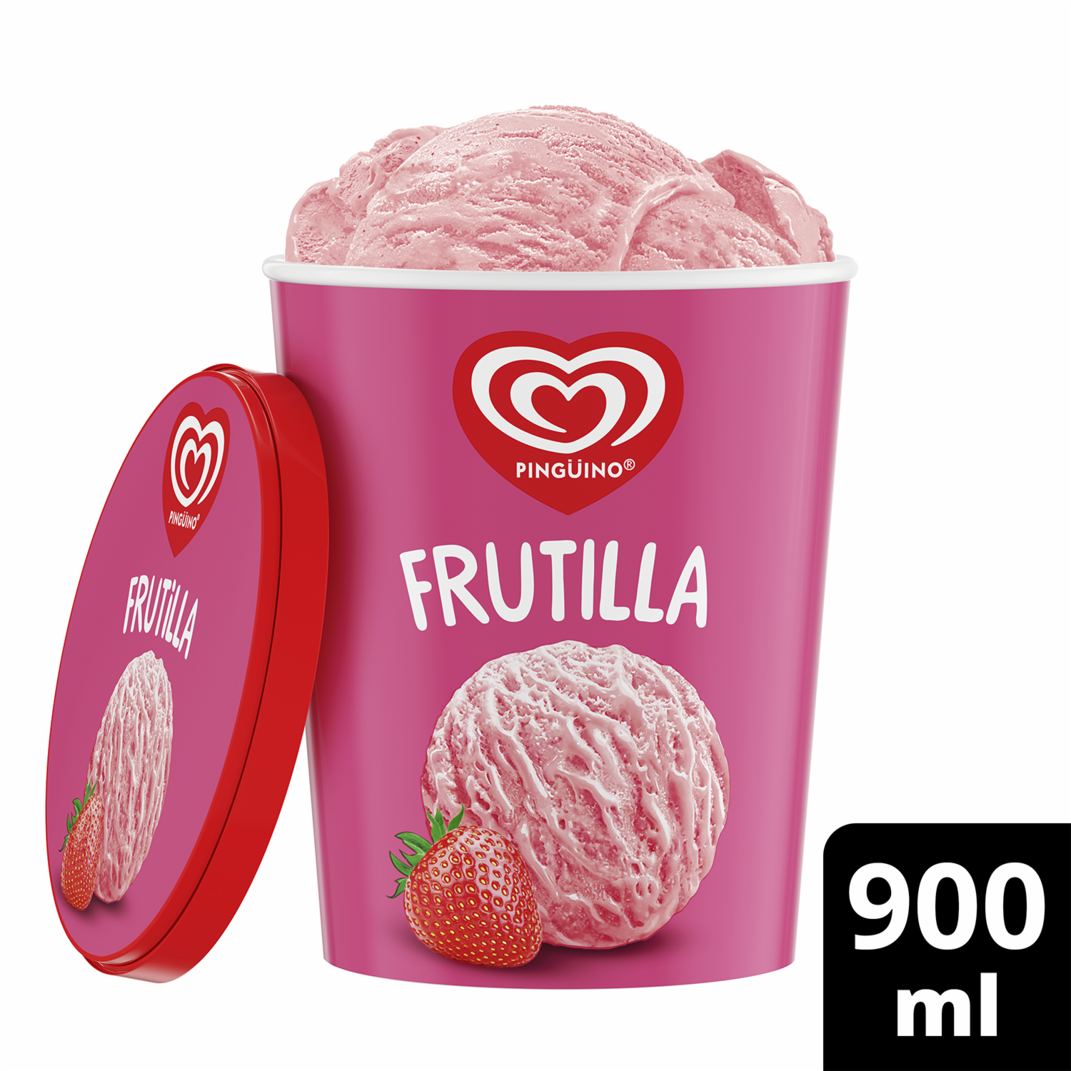 Helado Cremossito Frutilla PINGÜINO 900 Ml