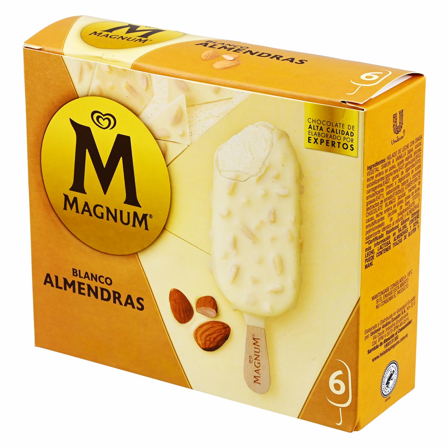 Helado Mágnum Chocolate PINGÜINO 6X90  Ml