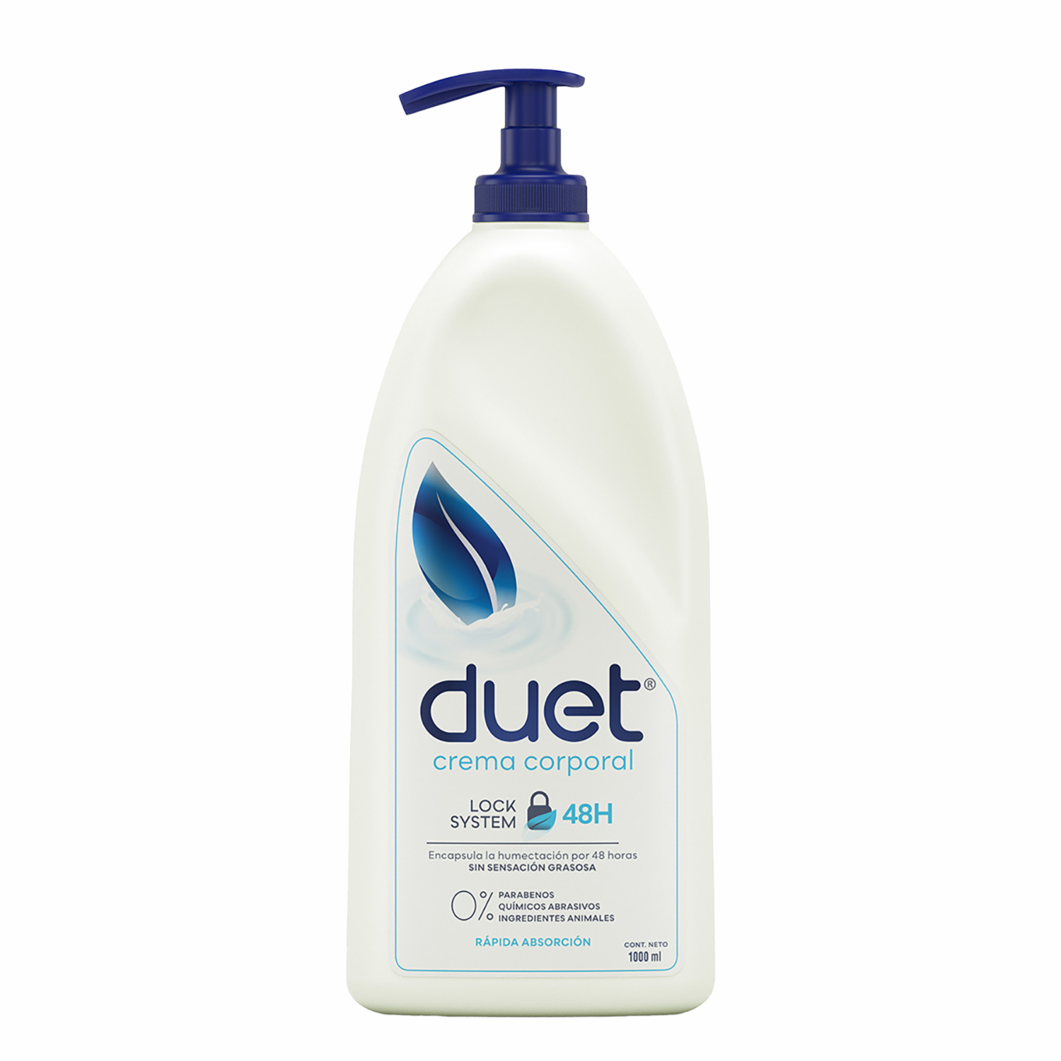 Crema Corporal Humectante DUET 1000 Ml