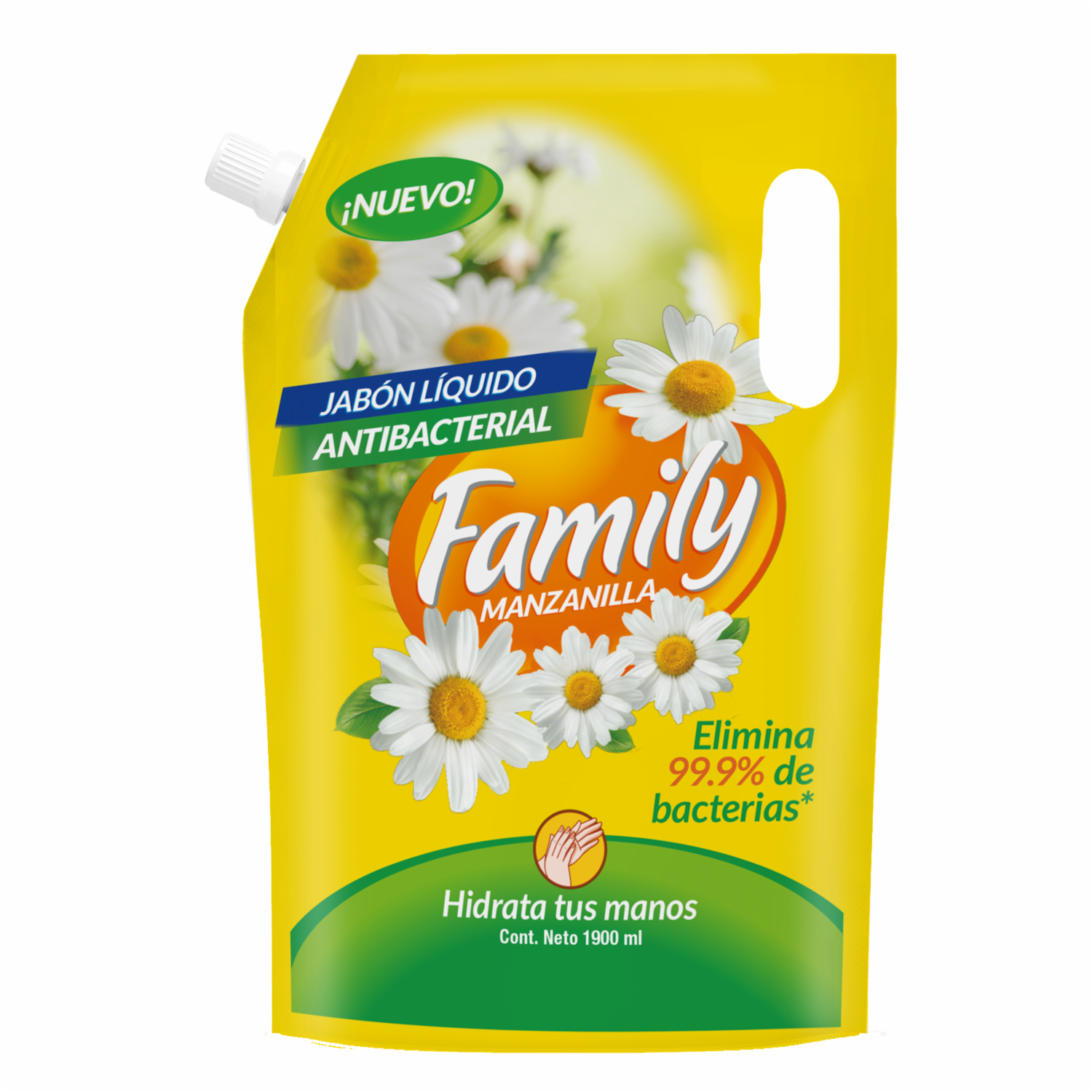Jabón Líquido De Manzanilla FAMILY 1900 Ml