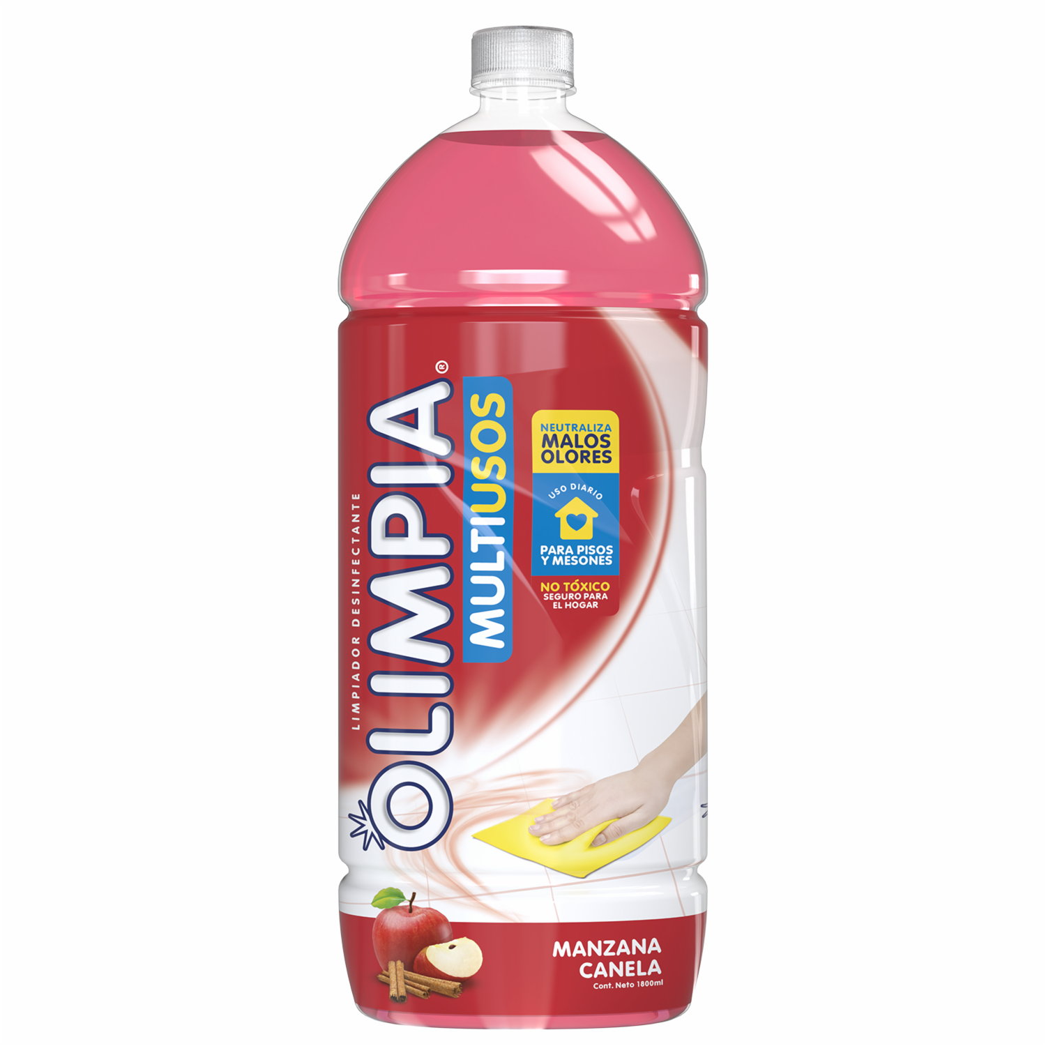 Desinfectante Manzana Y Canela OLIMPIA 1800 Ml
