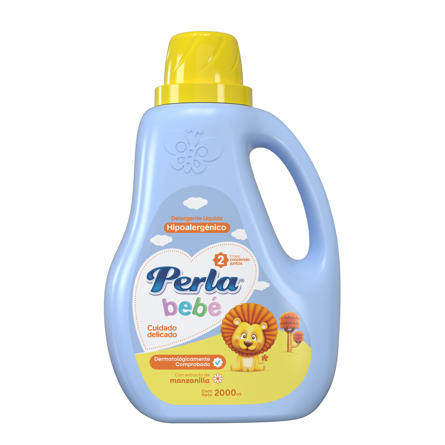 Detergente Líquido Liquido Para Bebé Manzanilla PERLA 2000 Ml