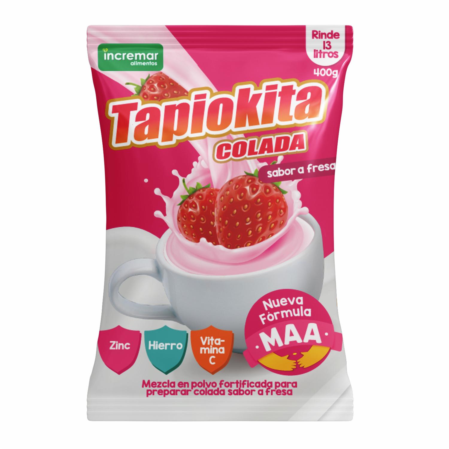 Colada Sabor Fresa TAPIOKITA 400 G