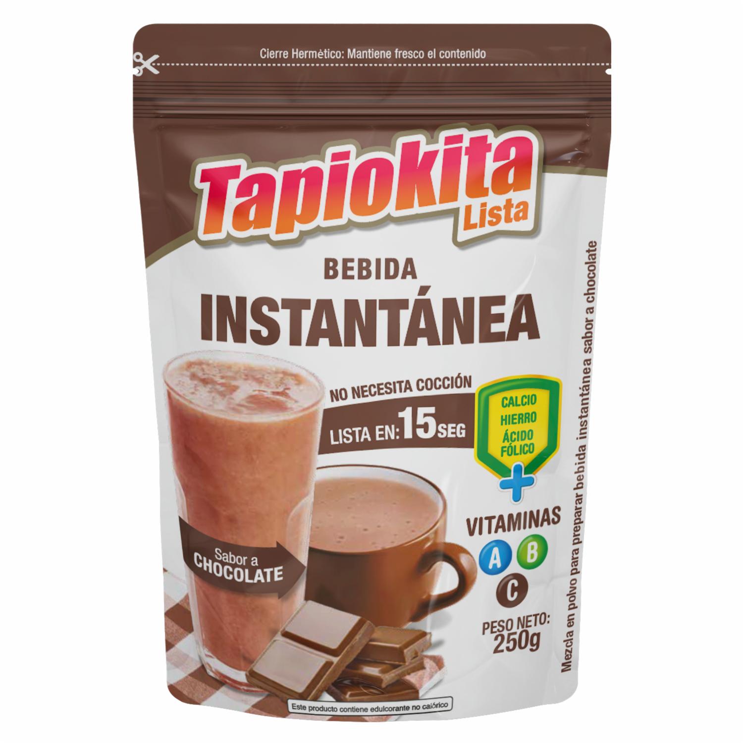 Bebida Multicereal Instantánea Sabor Chocolate TAPIOKITA 250 G