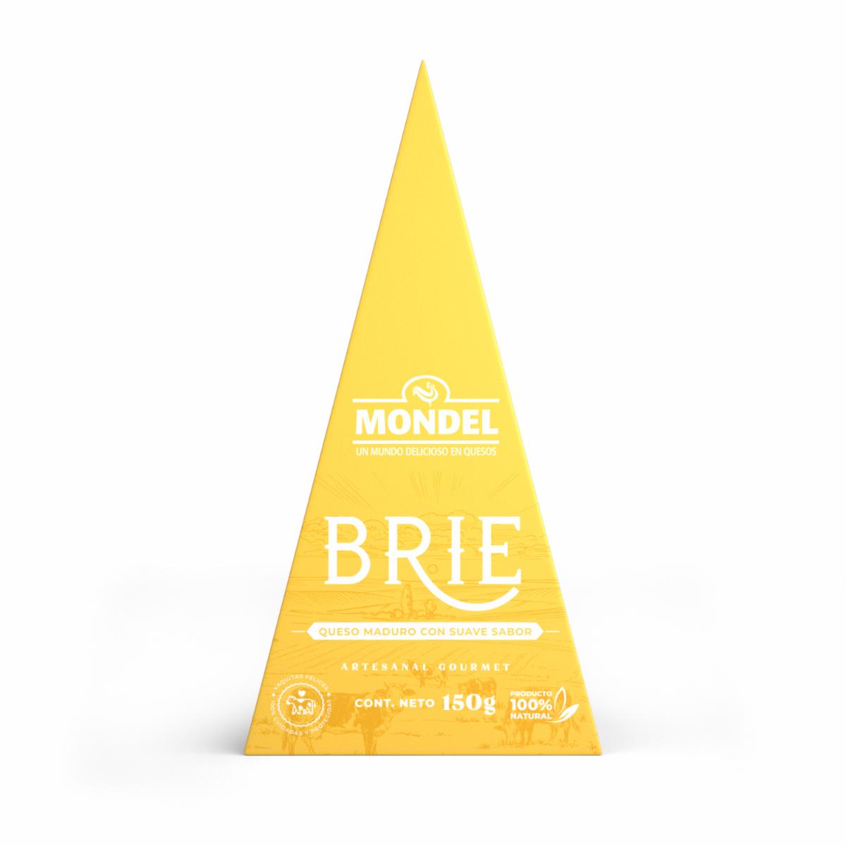 Queso Maduro Brie De Suave Sabor MONDEL 150 G