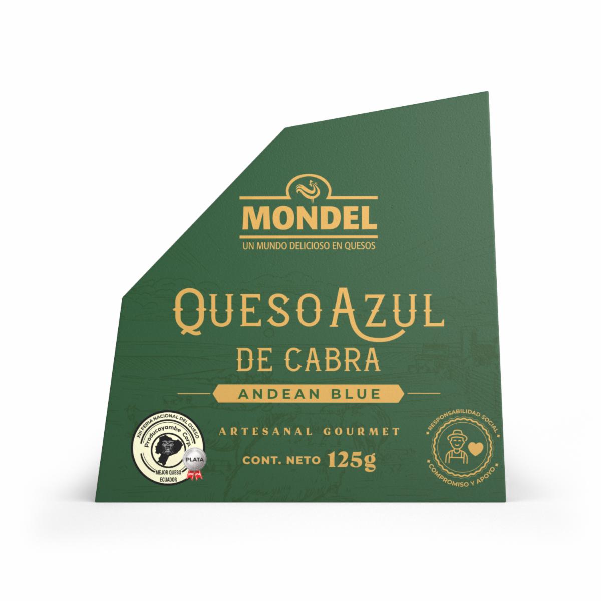 Queso Azul De Cabra Andean Blue Gourmet MONDEL 125 G