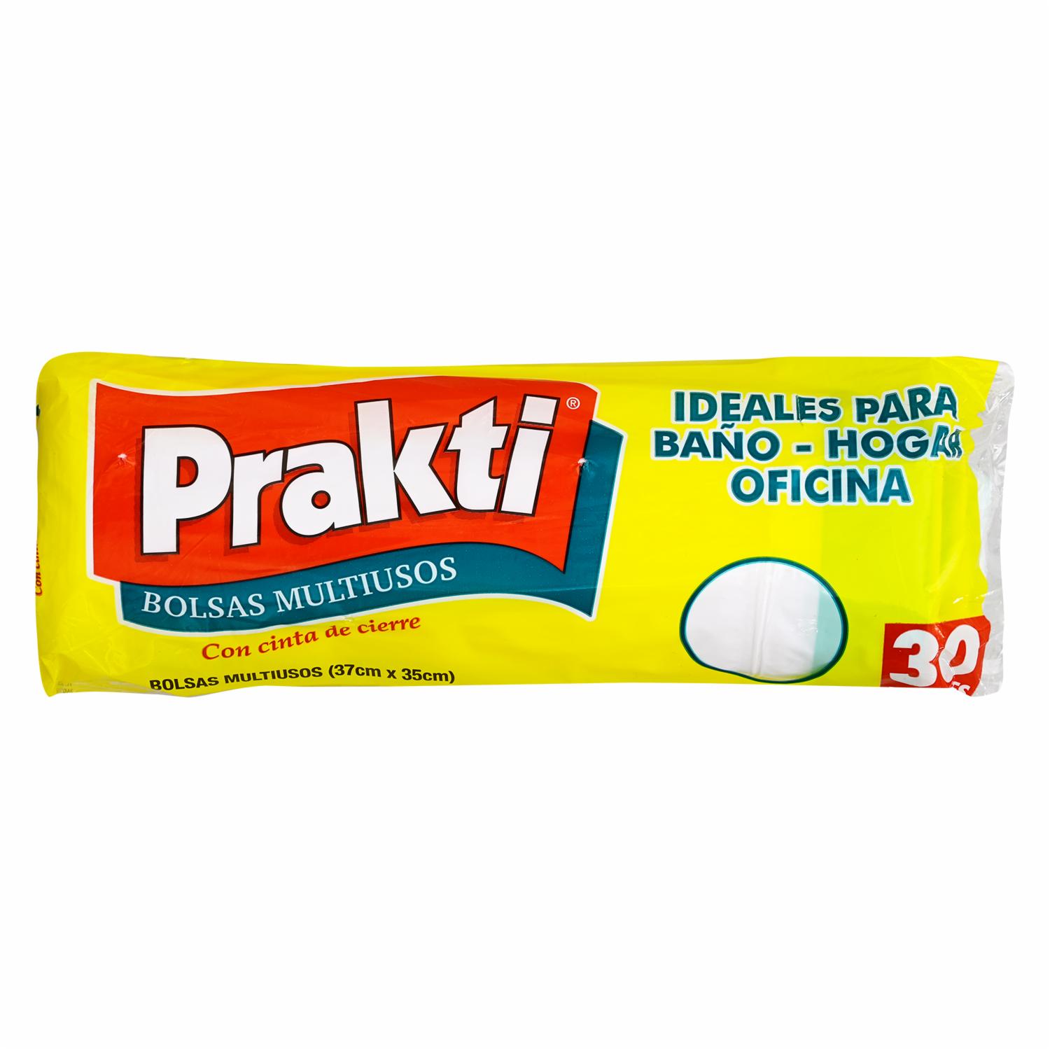 Rollo De Fundas De Basura Multiuso PRAKTI 30 Unidades