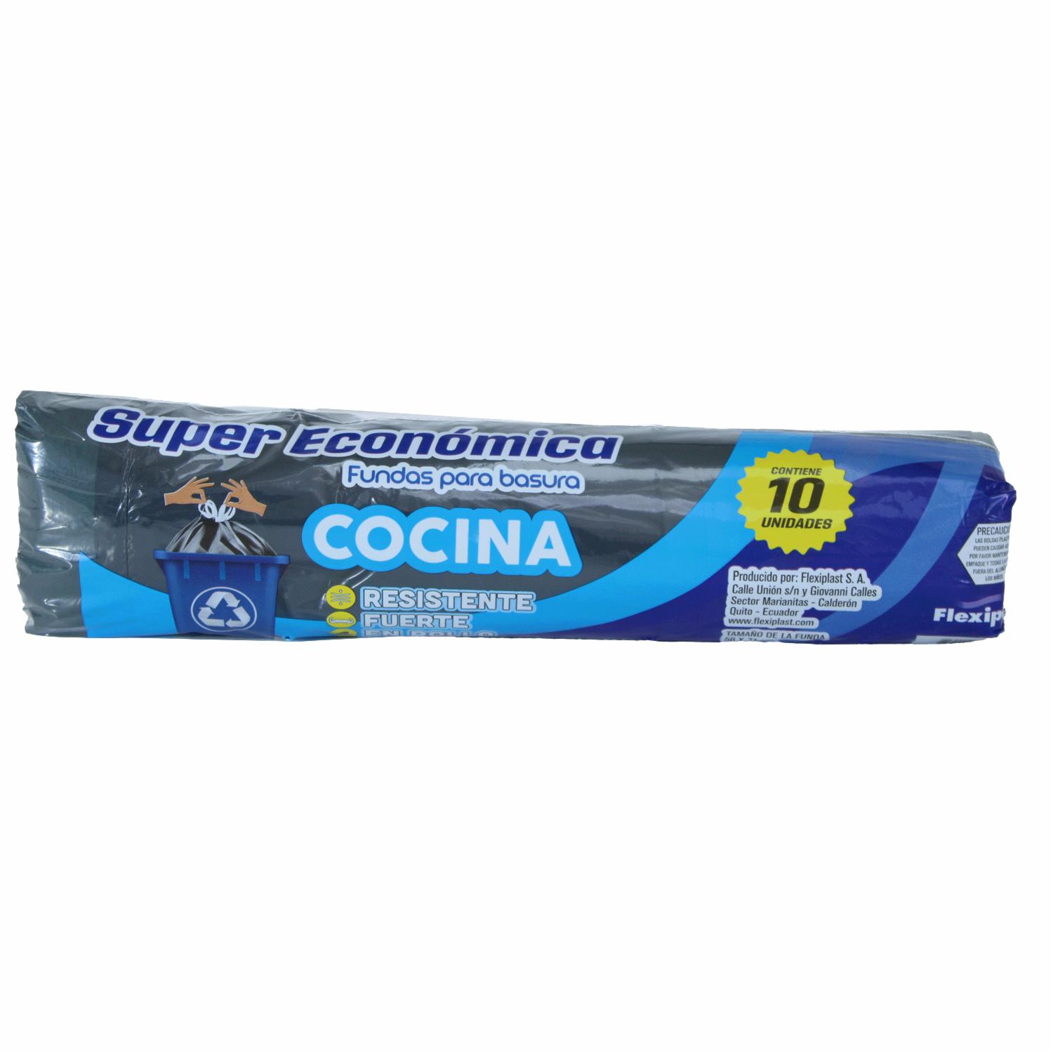 Funda Para Basura Negra SUPER ECONÓMICA X 10 Uds