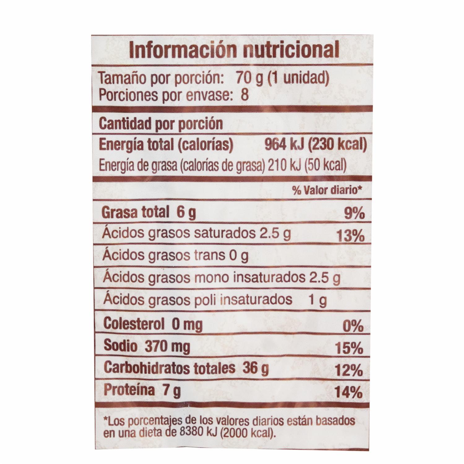 Pan Para Hot Dog Gigante MODERNA 560 G