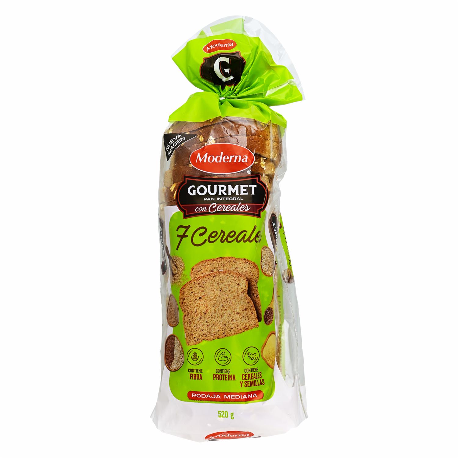 Pan Gourmet 7 Cereales MODERNA 520 g