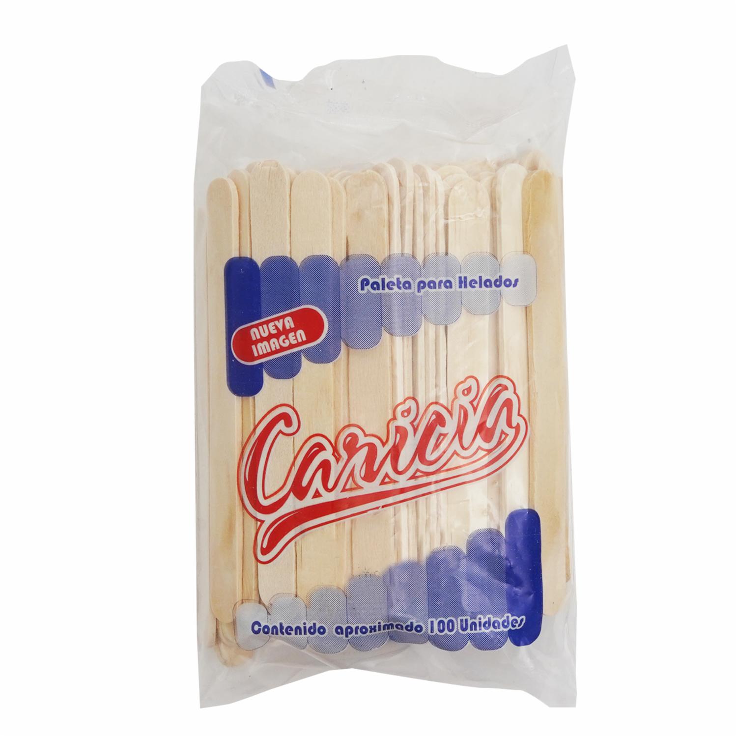 Paleta De Helados CARICIA 100 Uds
