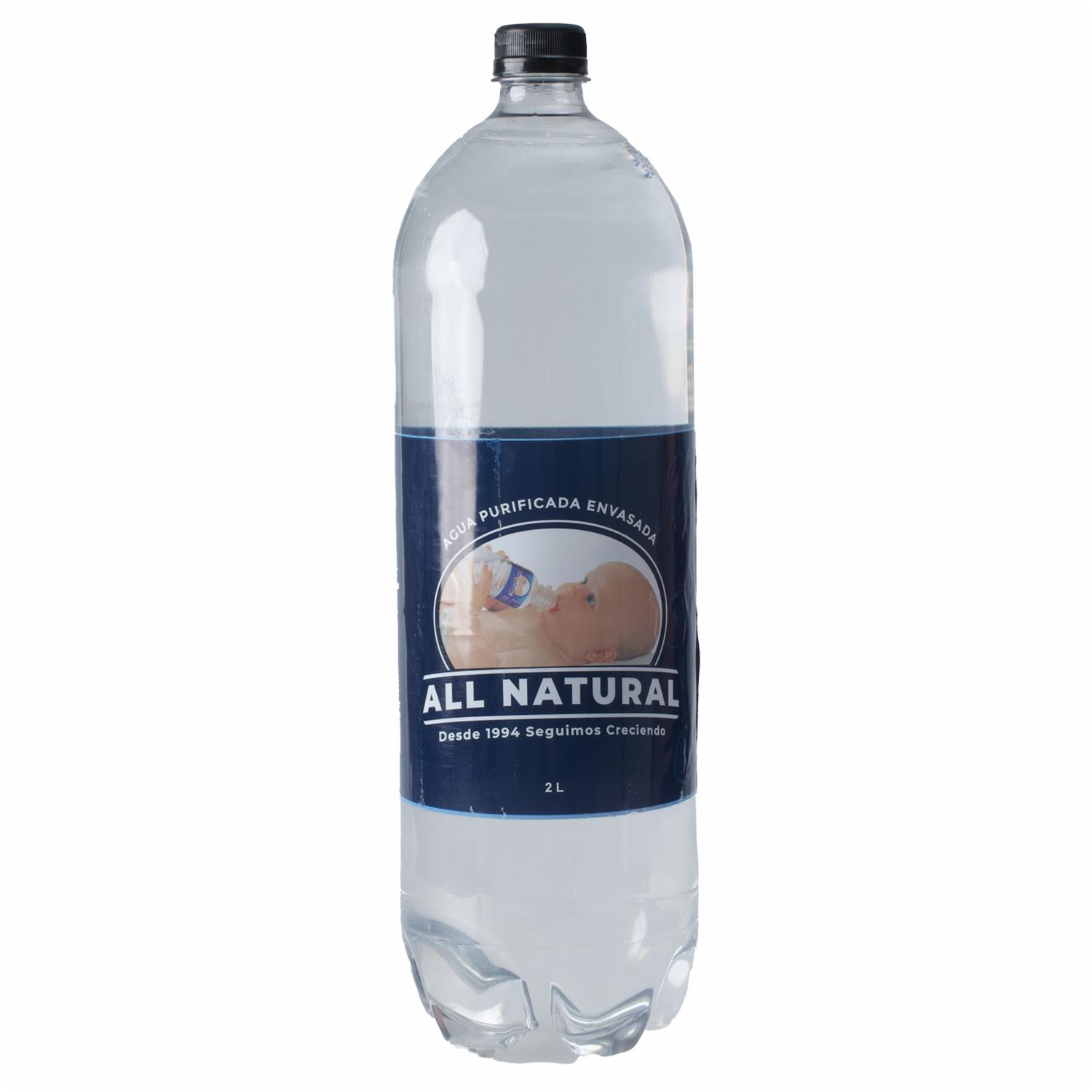 Agua Sin Gas ALL NATURAL 2000 Ml