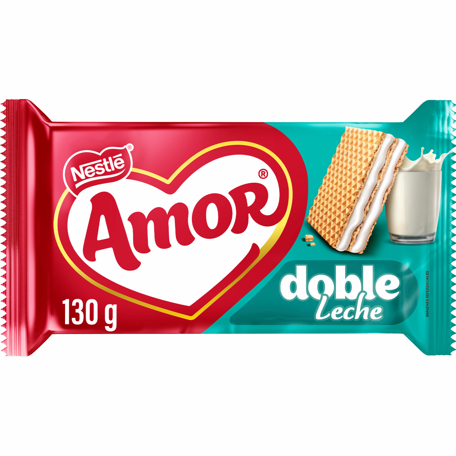Galletas Dulces Waffer Pekes AMOR 130 G
