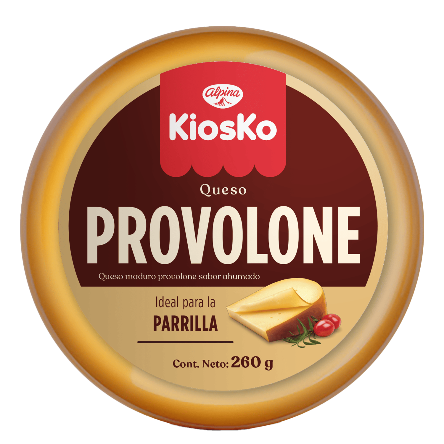 Queso Provolone Ahumado KIOSKO 260 G
