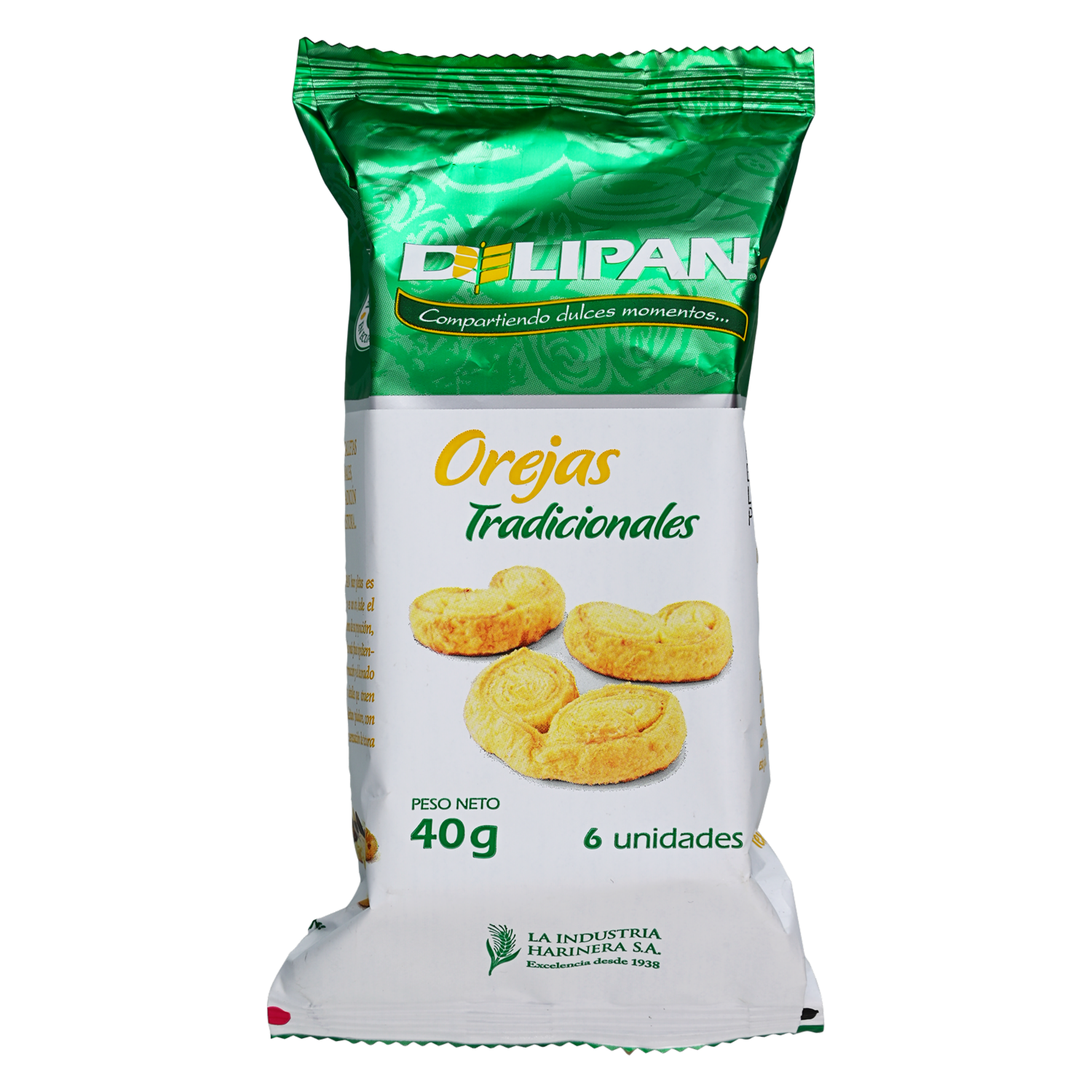 Orejas Tradicionales DELIPAN 40  G