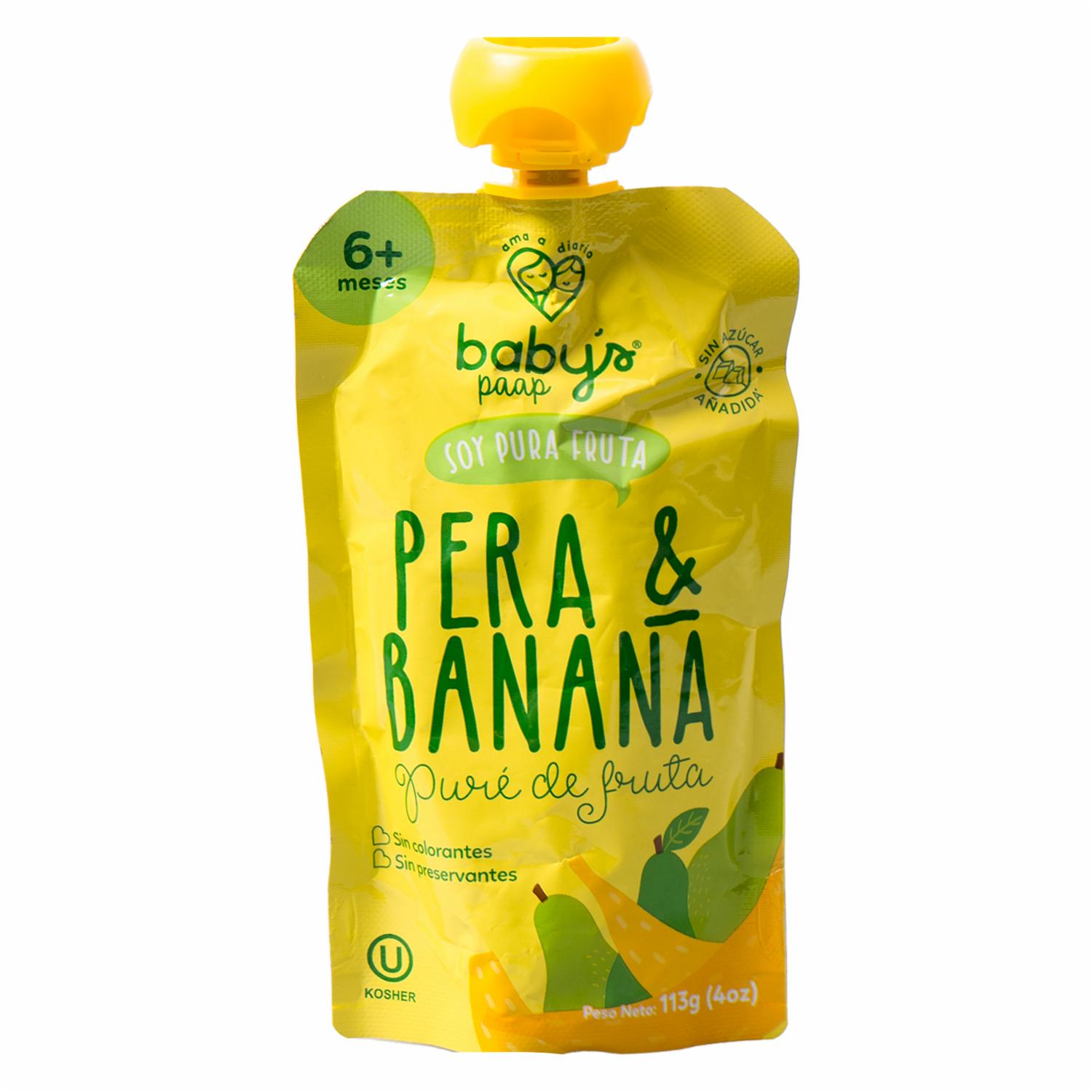 Compota De Pera Y Banana BABY’S 113 g