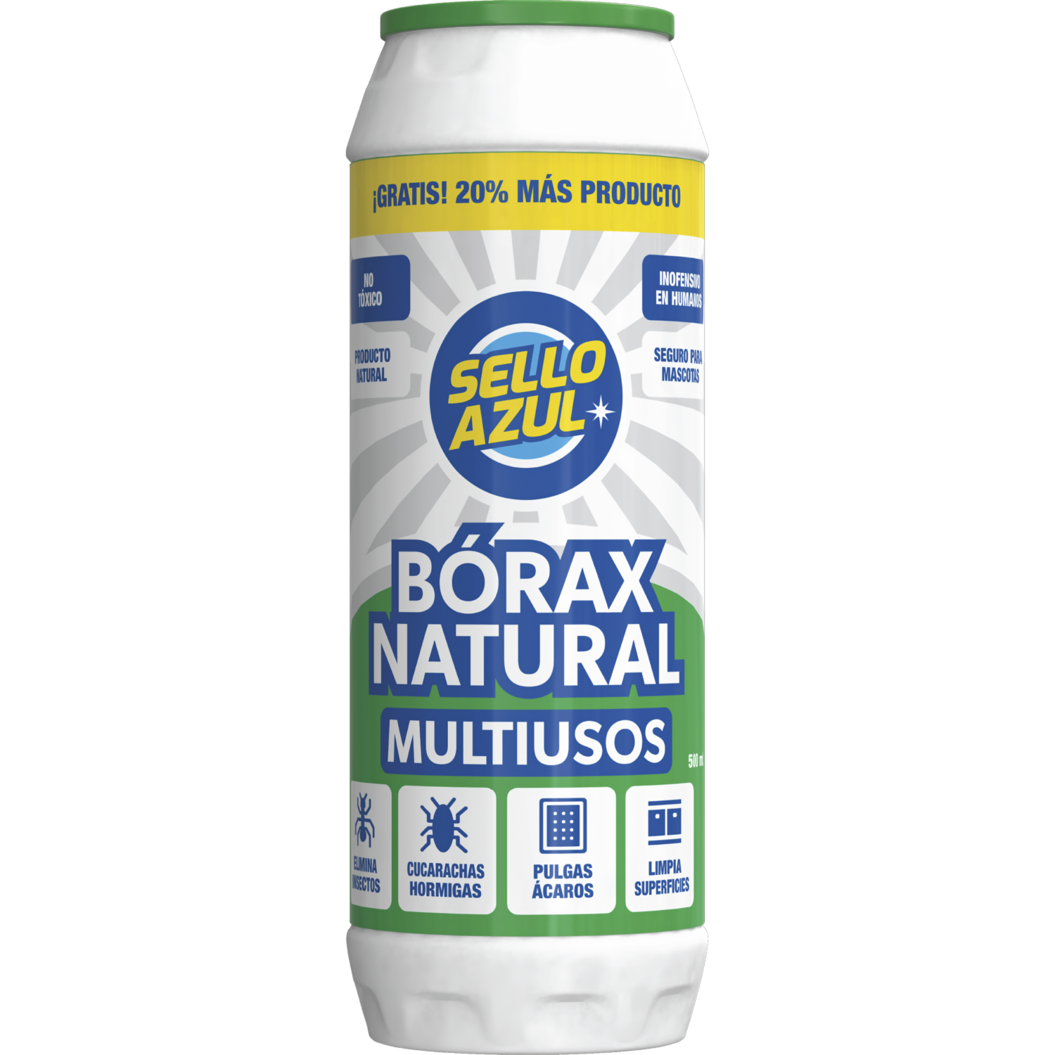 Bórax Natural Multiusos SELLO AZUL 500 G