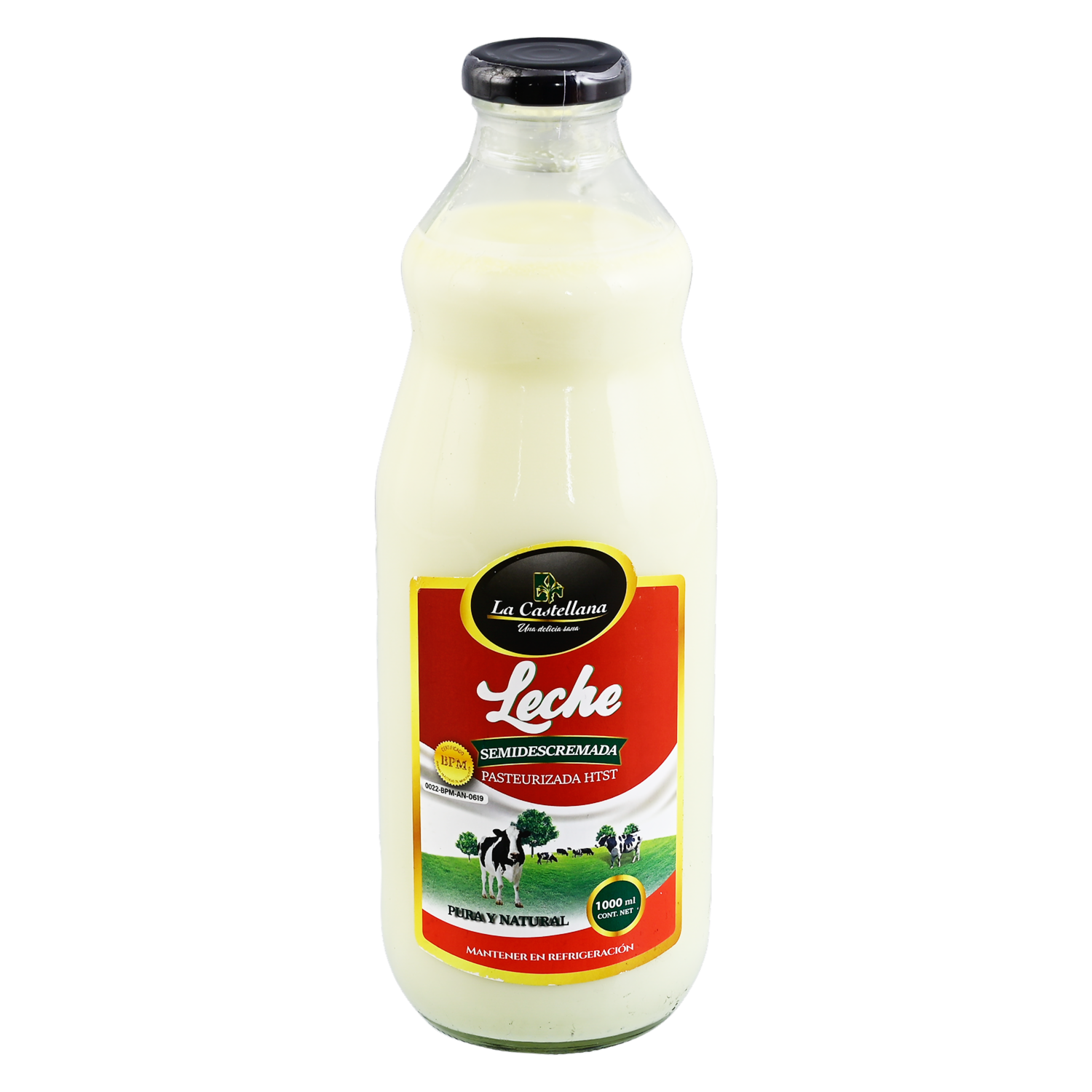Leche Semidescremada LA CASTELLANA 1000  Ml
