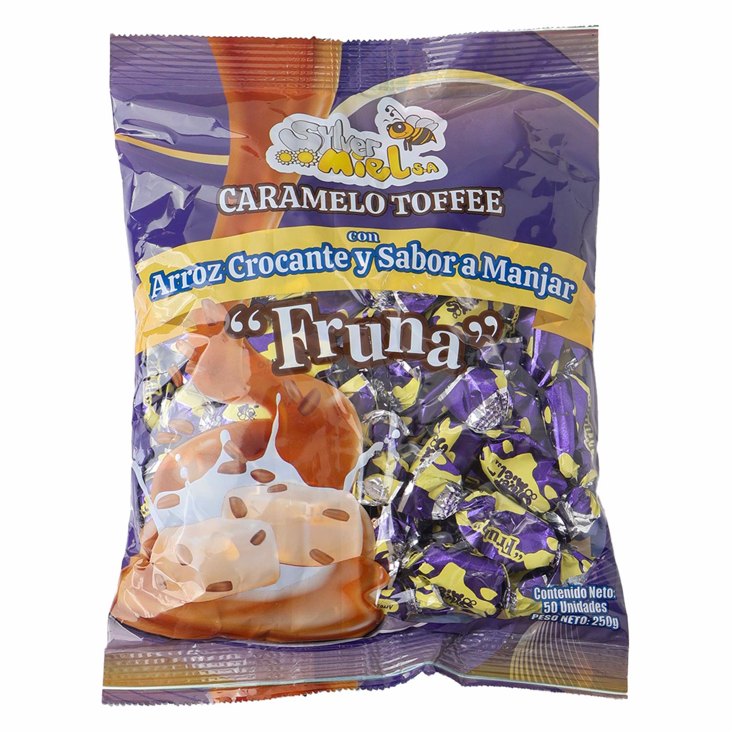 Caramelos Toffee Arroz Crocante FRUNA 250 g