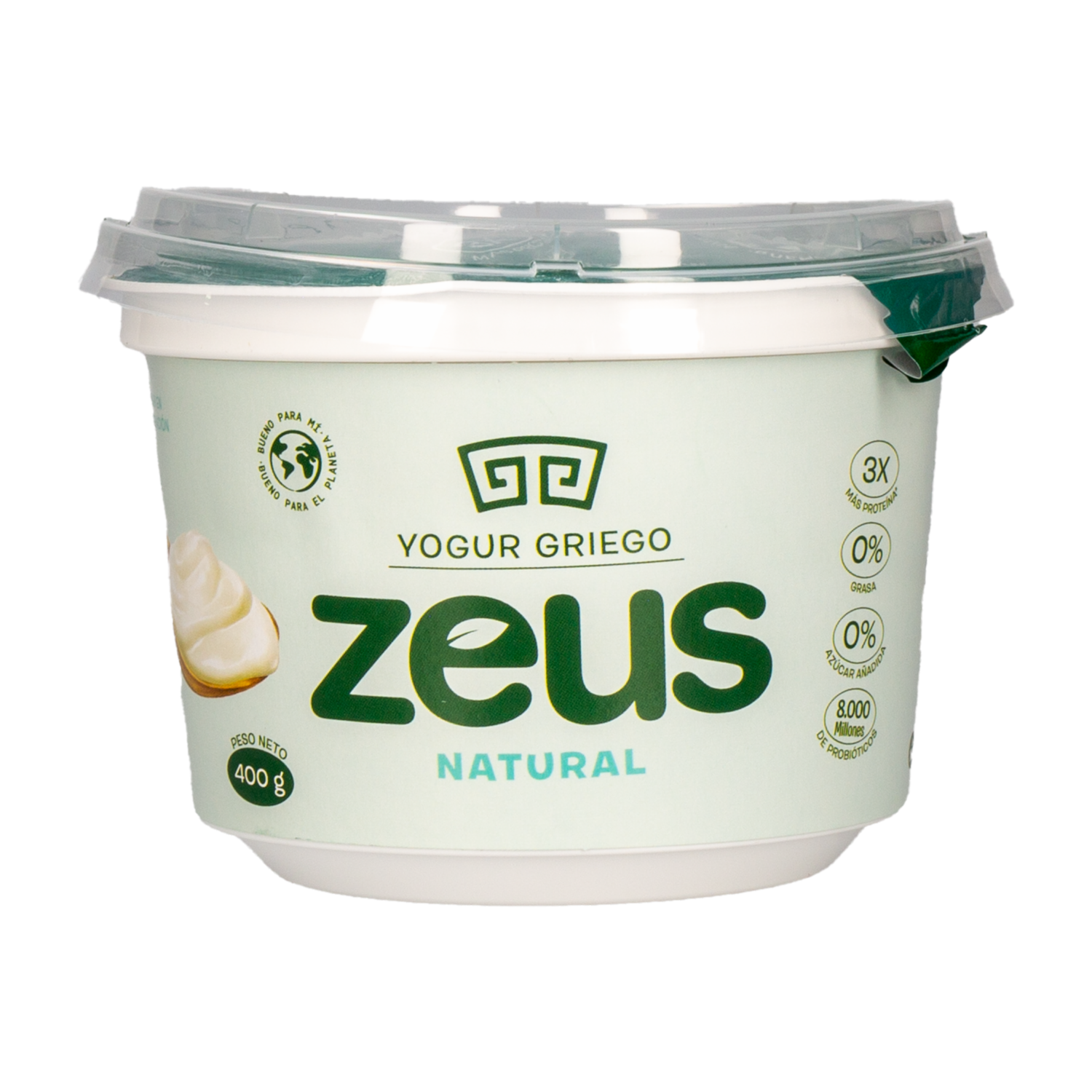 Yogurt Griego Natural ZEUS 400 G
