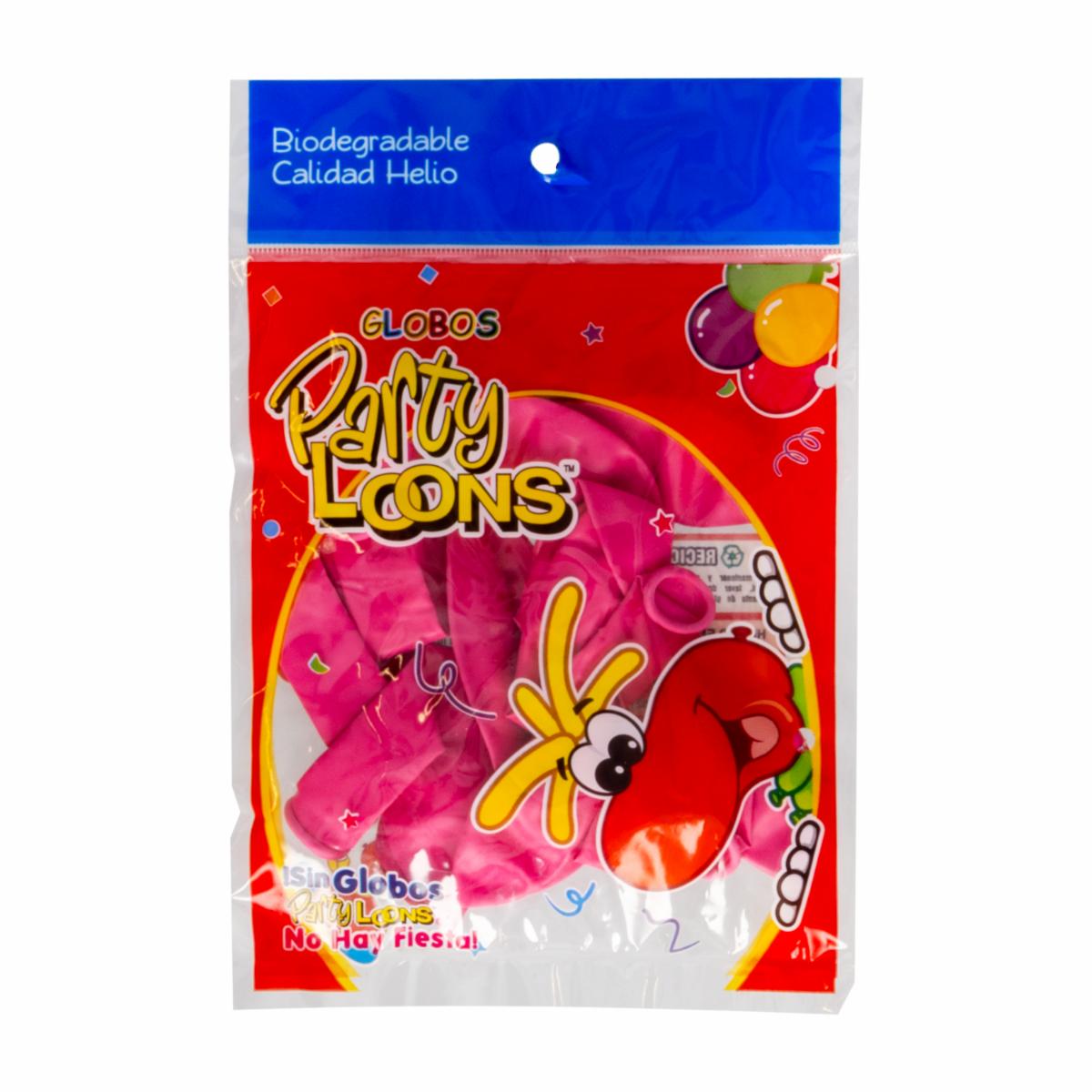 Globo N9 Fucsia PARTY COLORS X 10 Uds