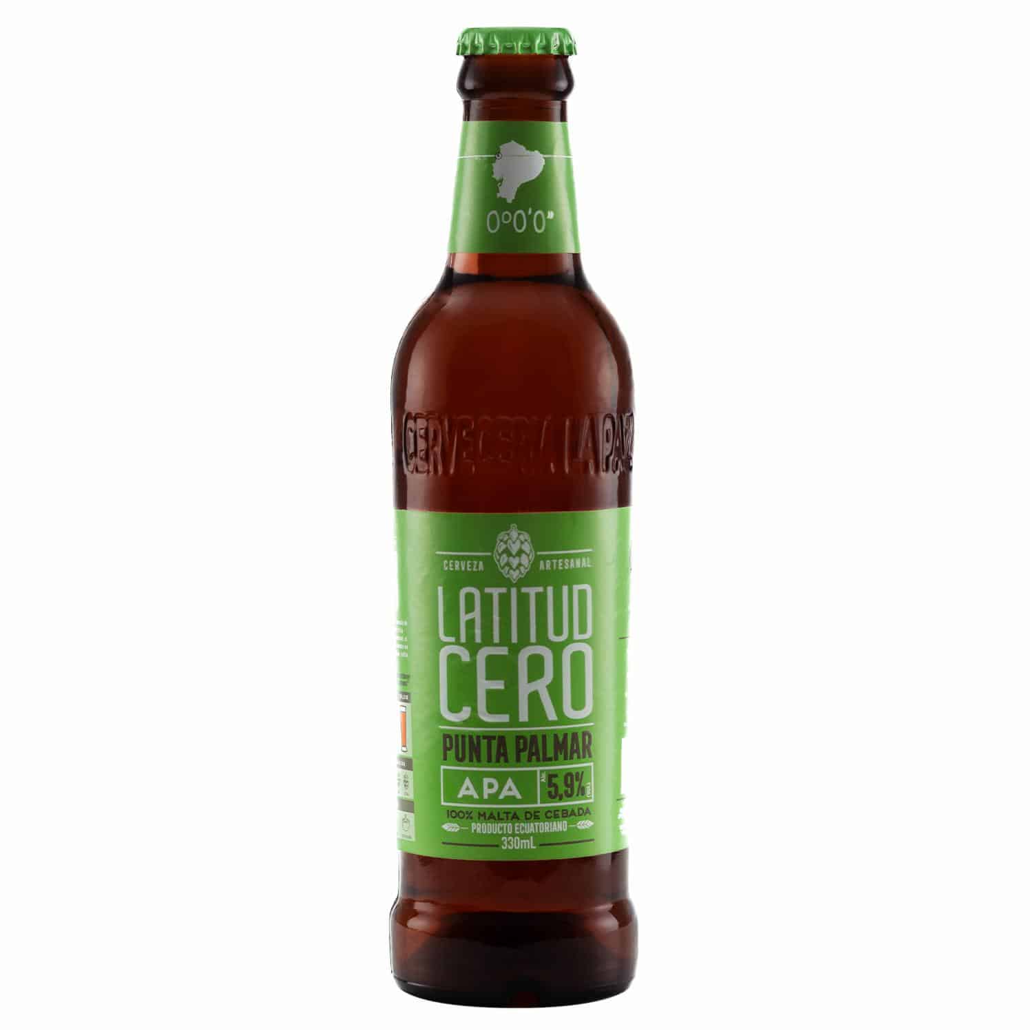 Cerveza Punta Palmar Latitud Cero 6×330 Ml