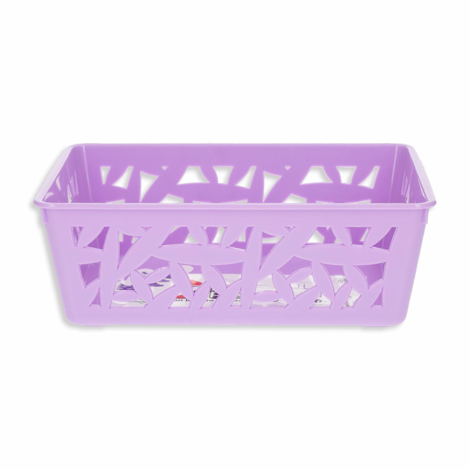 Canastilla Papiro Lavanda Violeta CASA PICA Pequeña