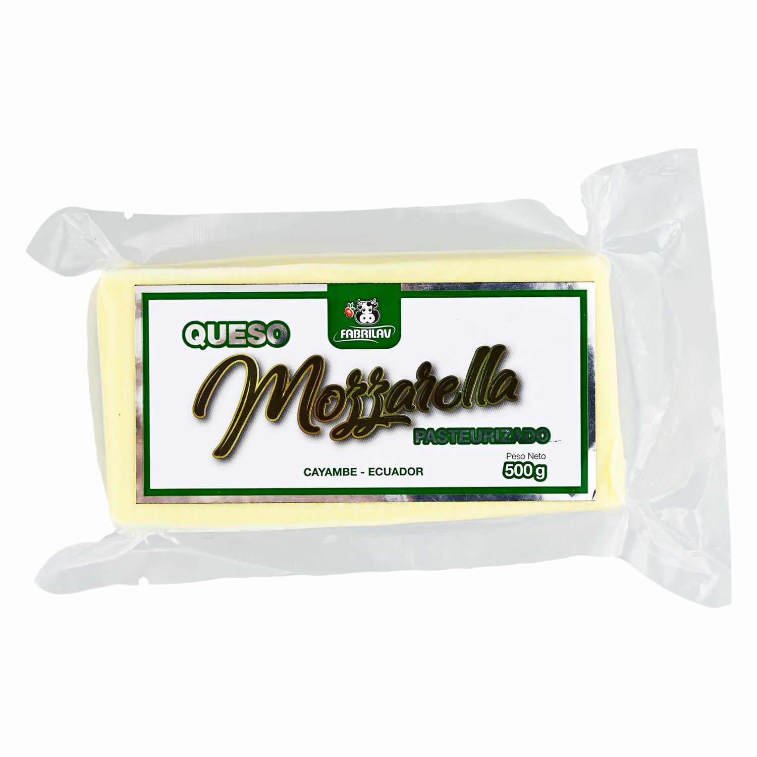 Queso Mozzarella FABRILAV 500 G