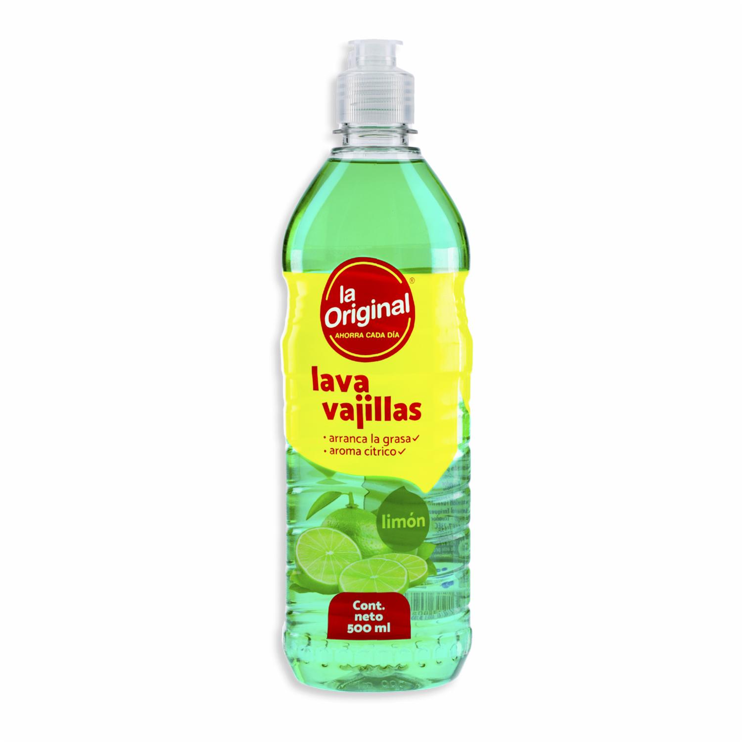Lavavajillas Líquido Aroma Limón LA ORIGINAL 500 Ml