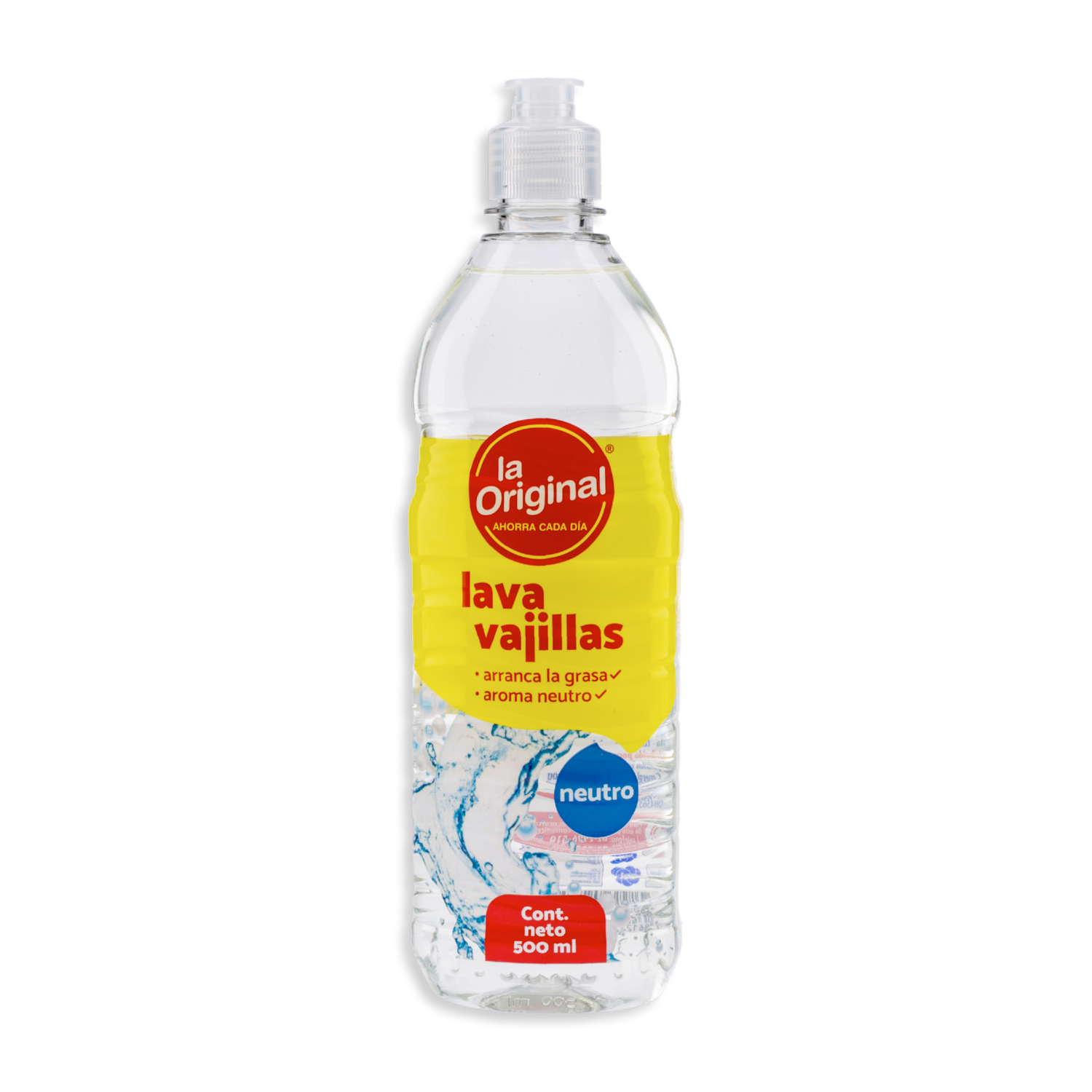Lavavajillas Líquido Neutro Sin Aroma LA ORIGINAL 500 Ml