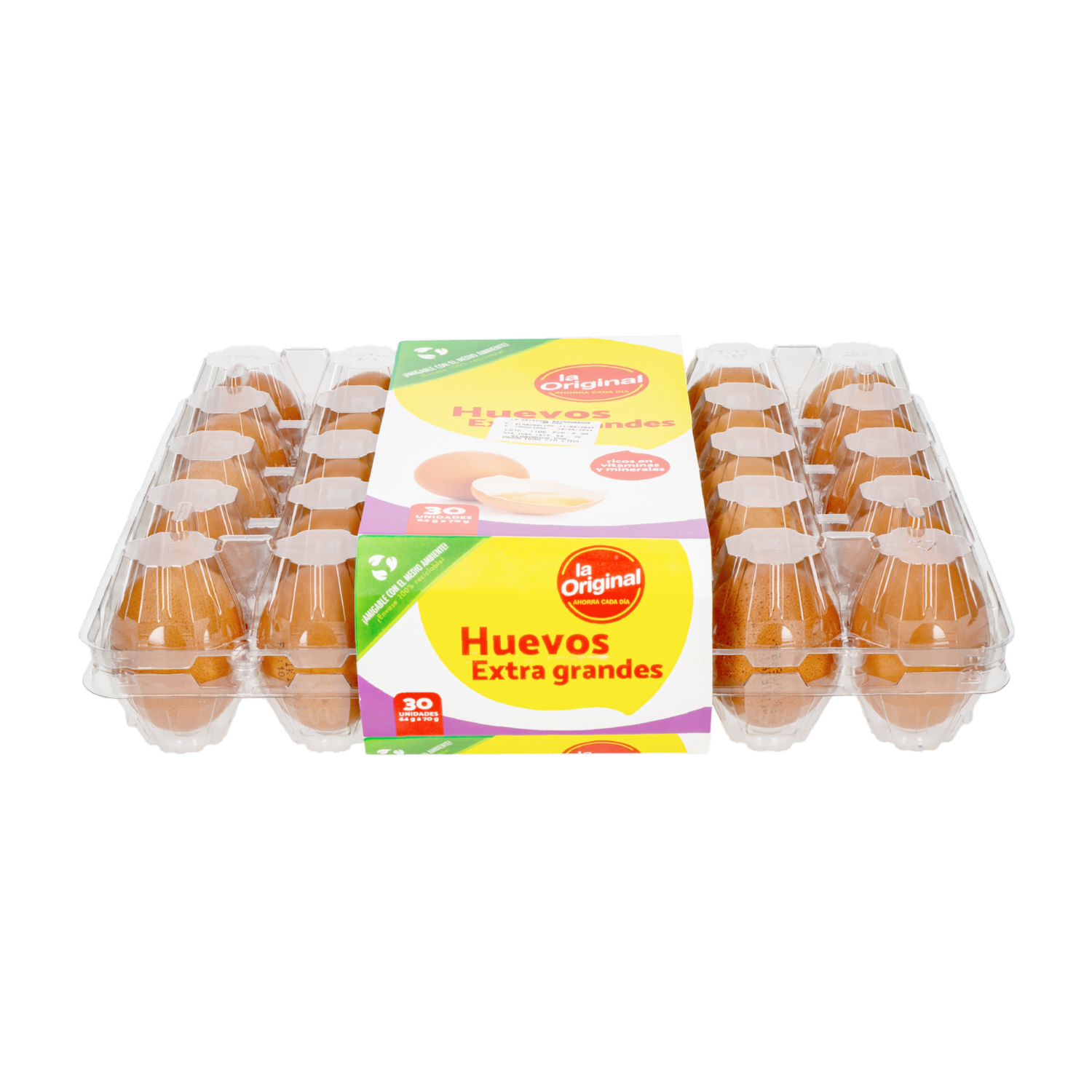 Huevos Extra Grandes LA ORIGINAL X 30 Uds