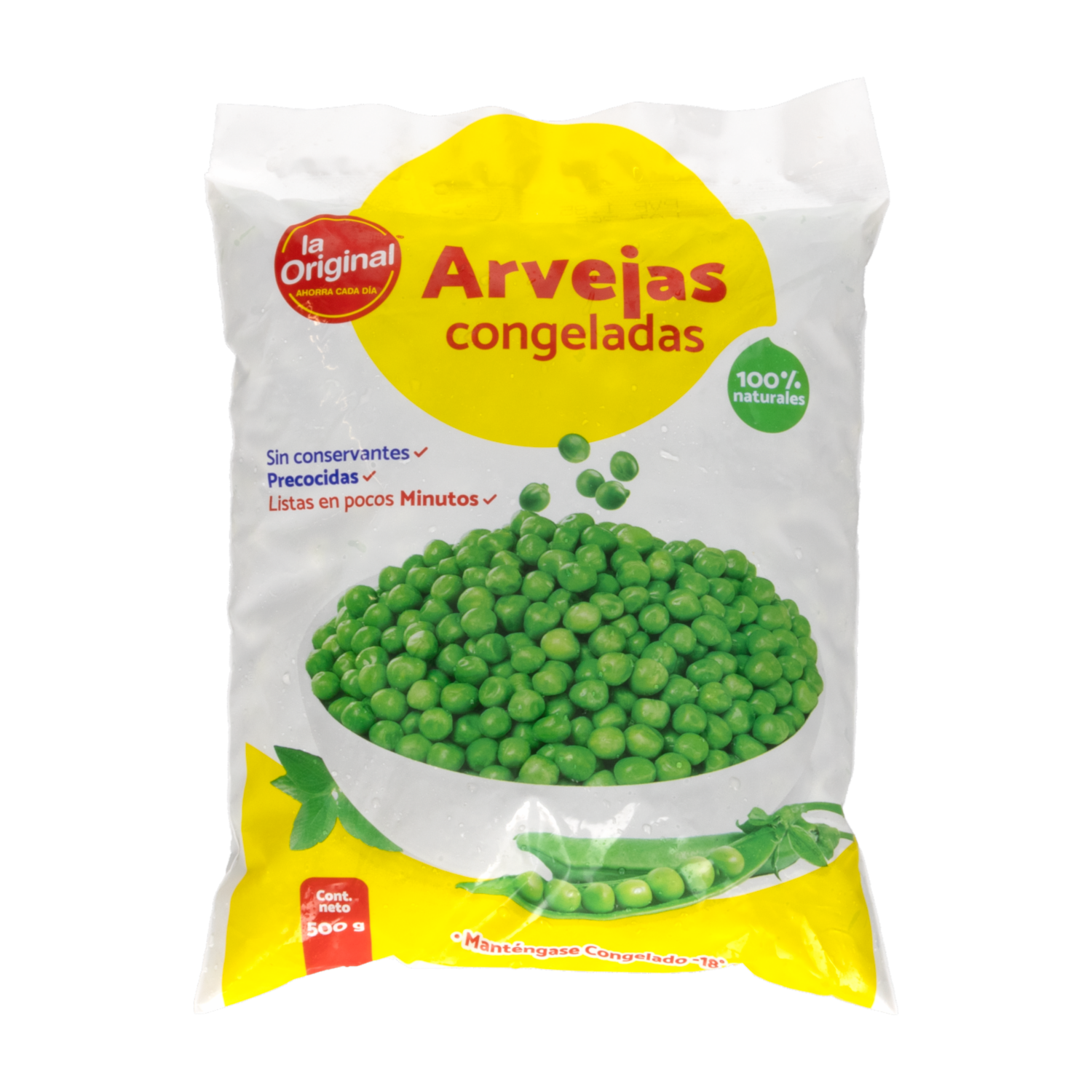 Arvejas Congeladas LA ORIGINAL 500 G