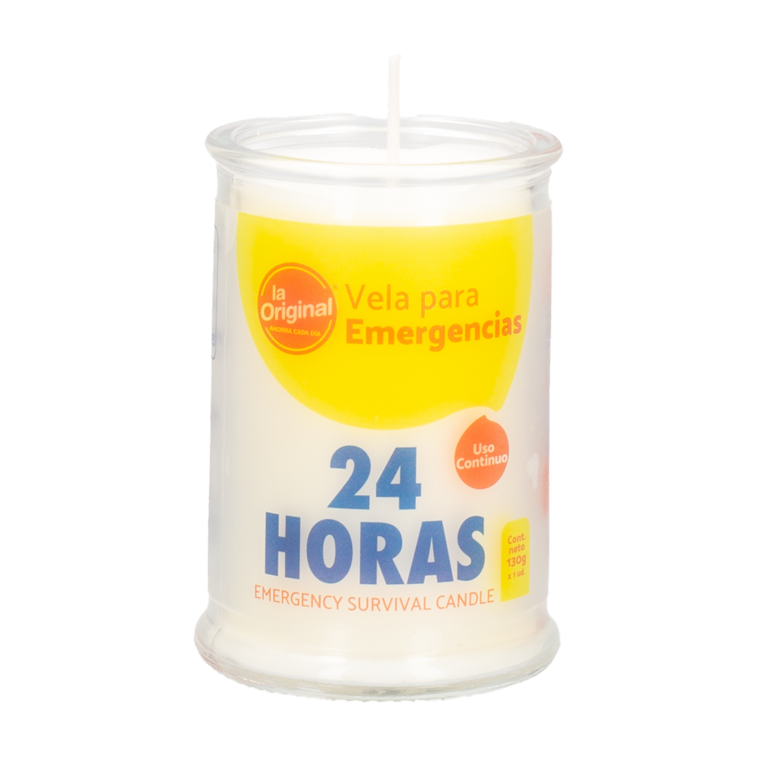Vela Para Emergencias 24 Horas LA ORIGINAL 130 G