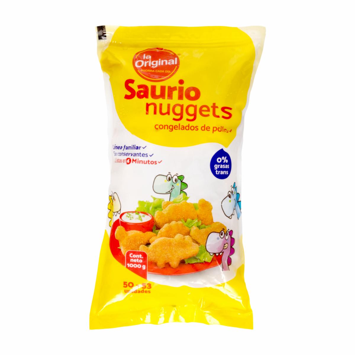 Sauro Nuggets Congelados De Pollo LA ORIGINAL 1000 G