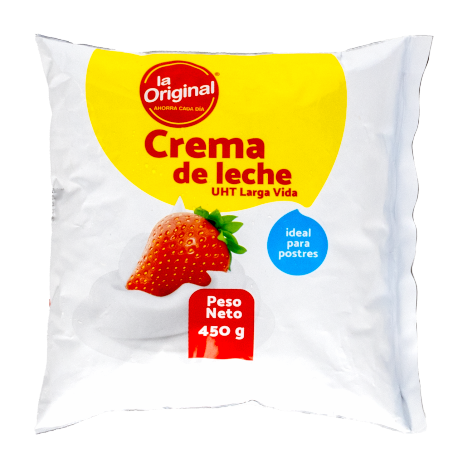 Crema De Leche UHT Larga Vida LA ORIGINAL 450 G
