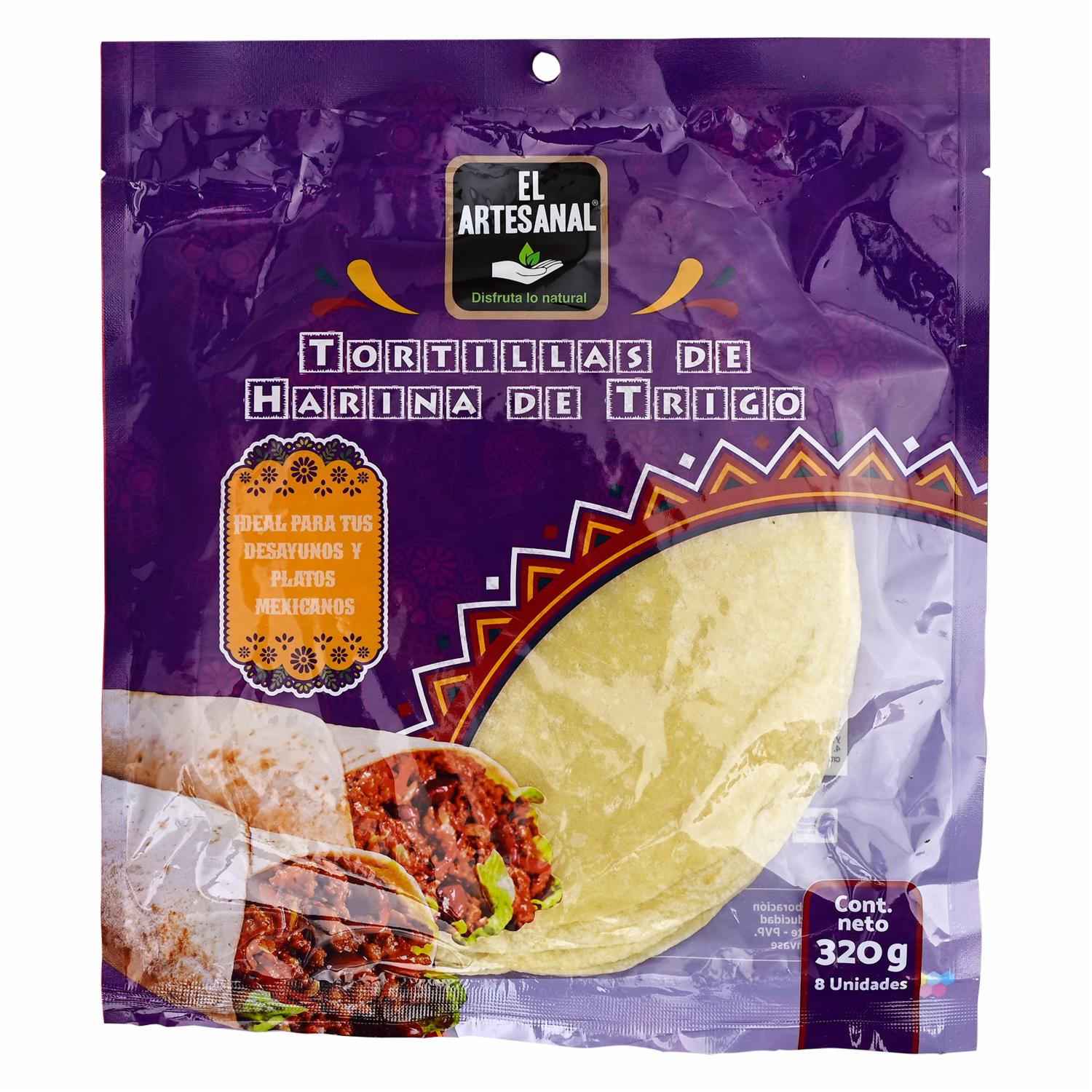 Tortillas De Harina De Trigo EL ARTESANAL 320  G